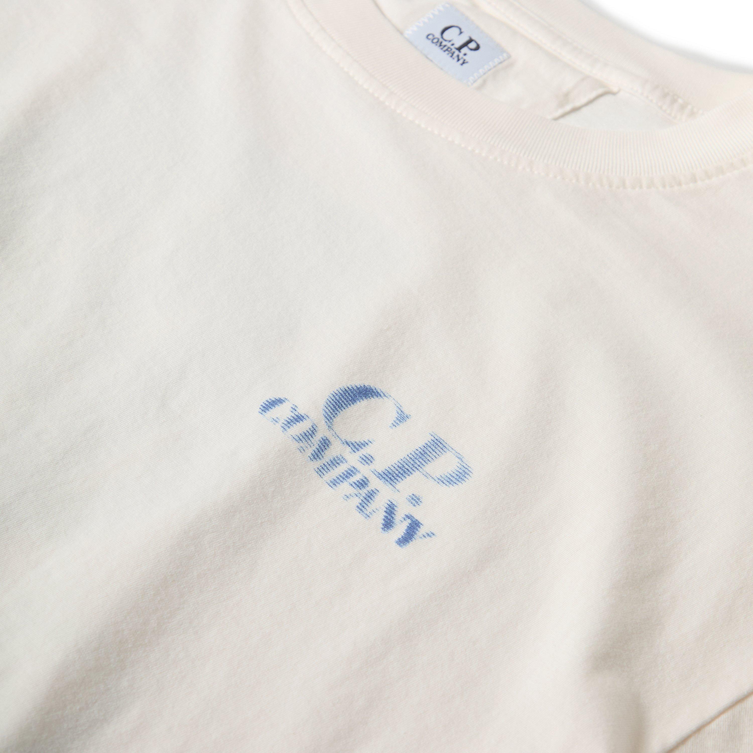 Gauze White 103 - CP Company - Men's T-Shirt - 3