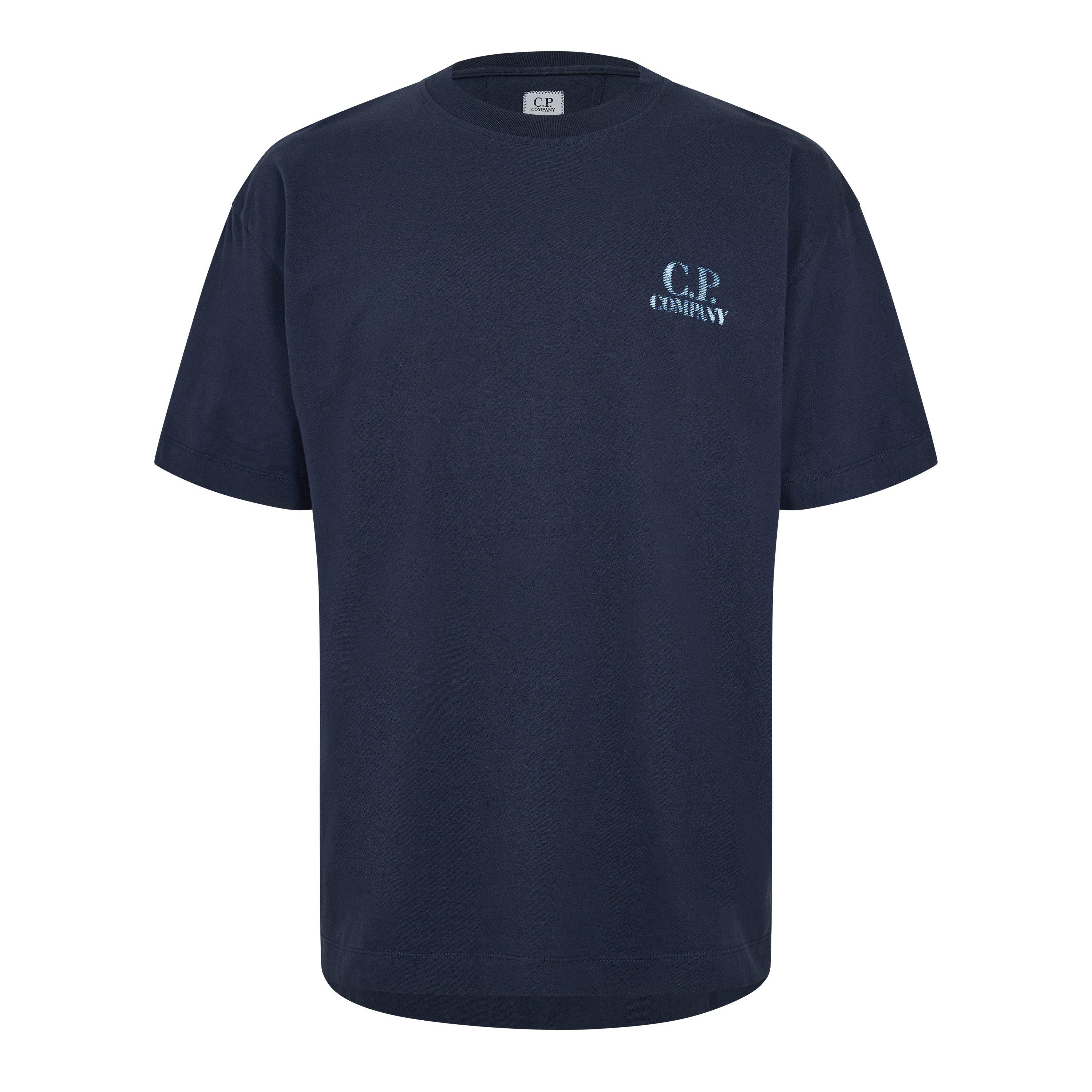 Cp Company Men's T-Shirt - Ttl Eclipse 888 - S (46)