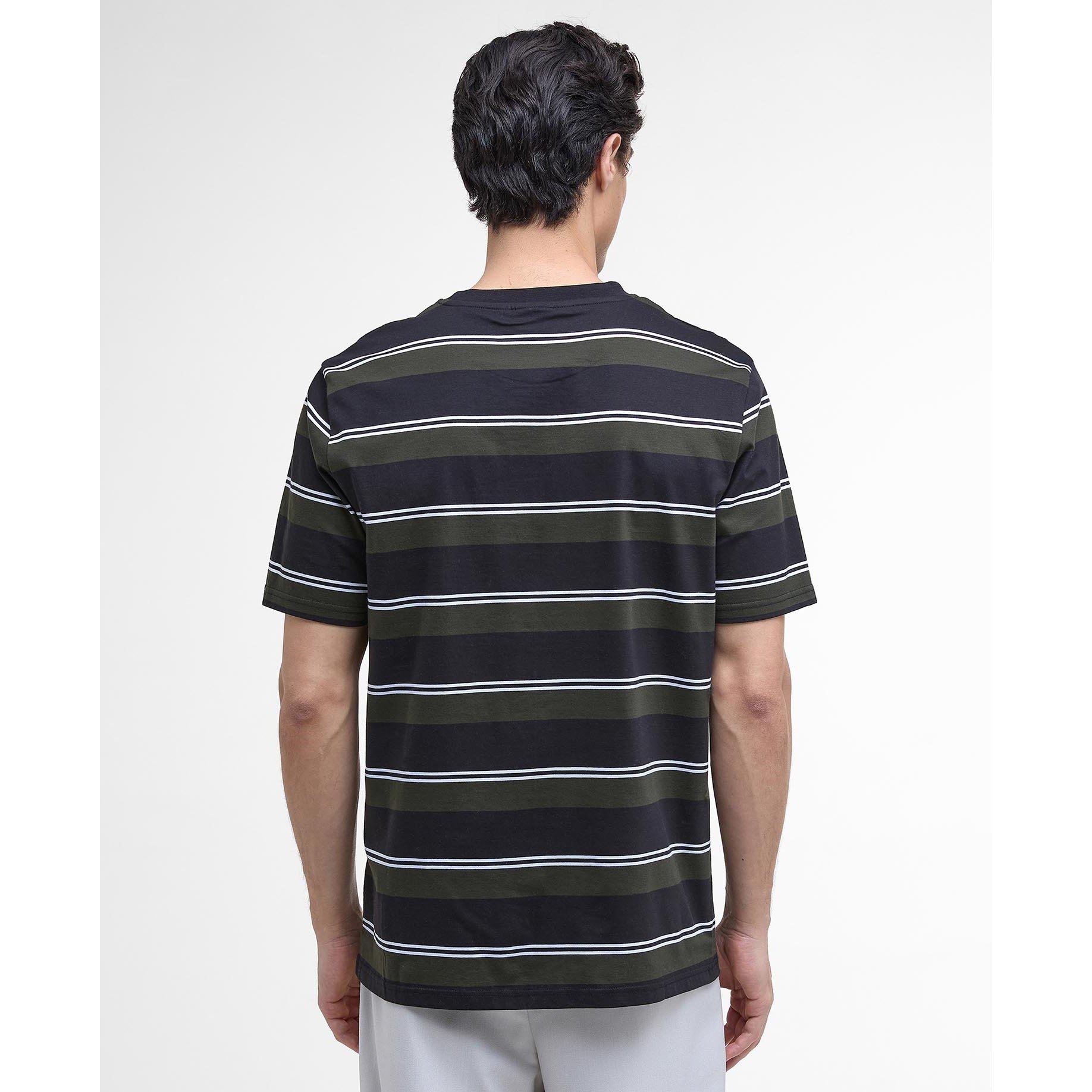 Black - Barbour International - Bruce Striped T-Shirt - 3
