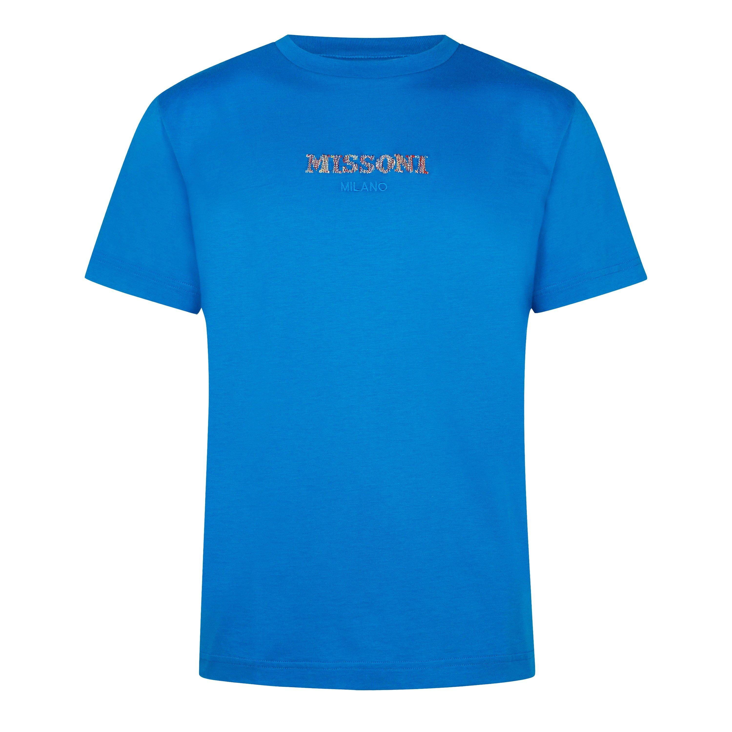 Blue - Missoni - Logo T-Shirt - 4