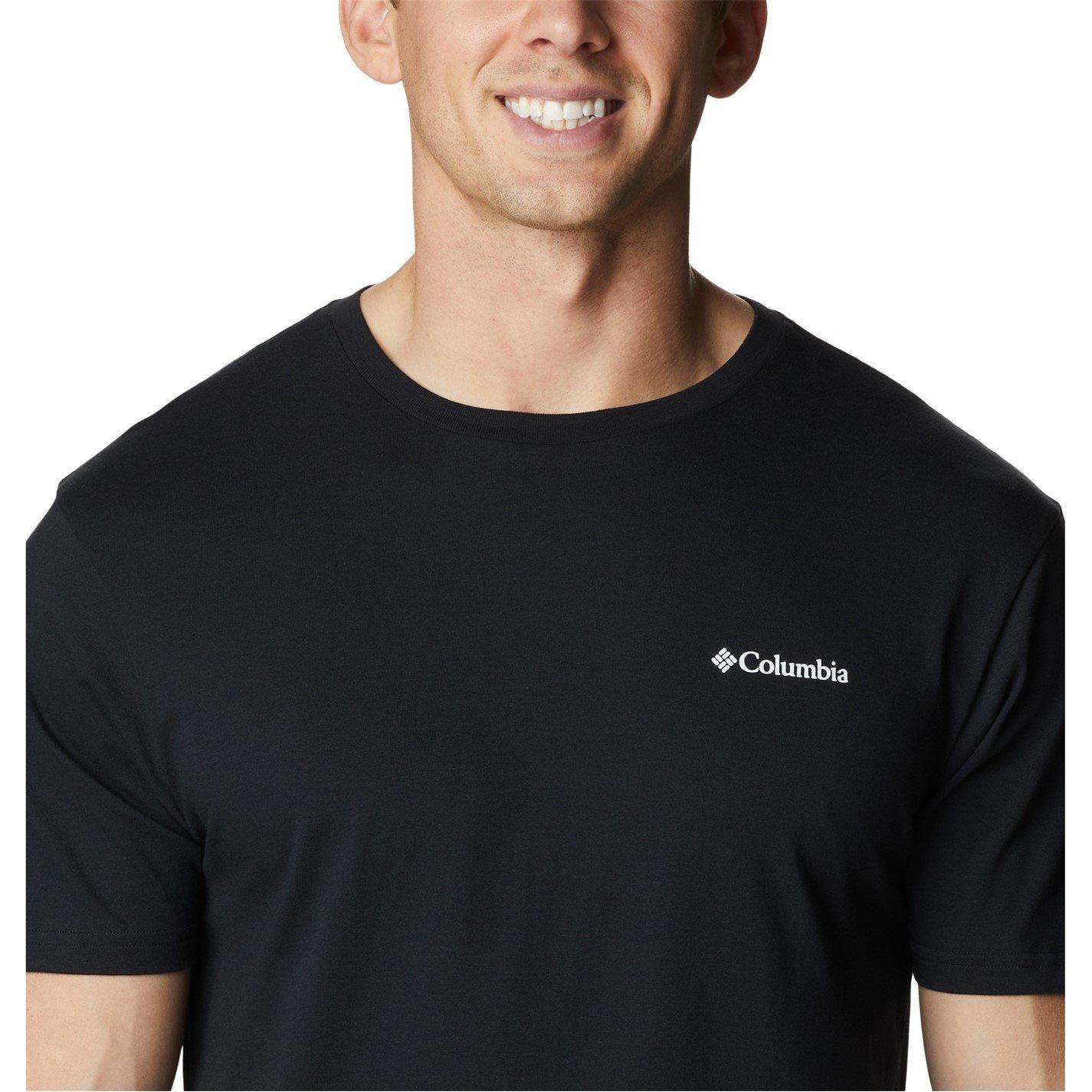 Black - Columbia - Barton Regular Fit T-Shirt Mens - 4