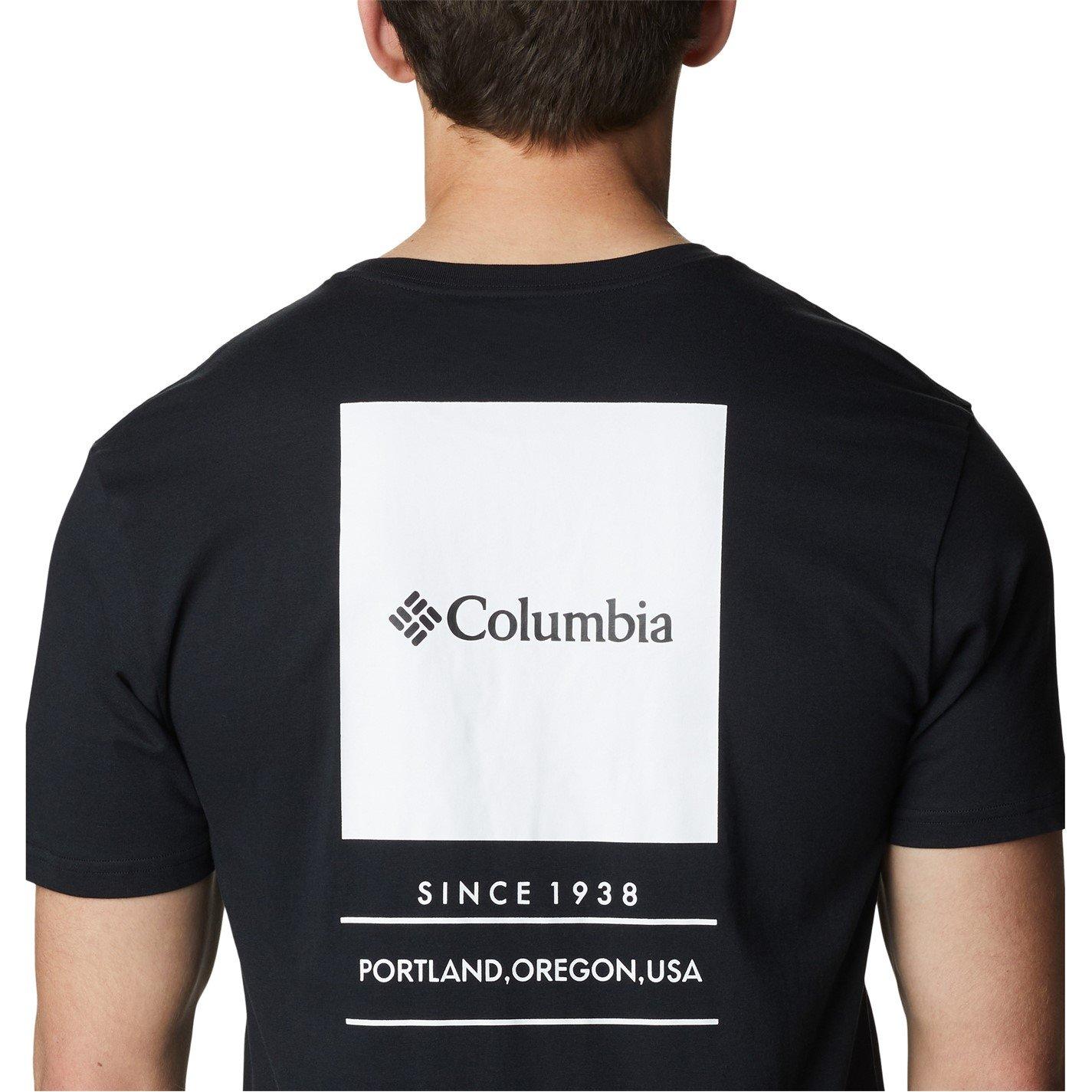 Black - Columbia - Barton Regular Fit T-Shirt Mens - 5