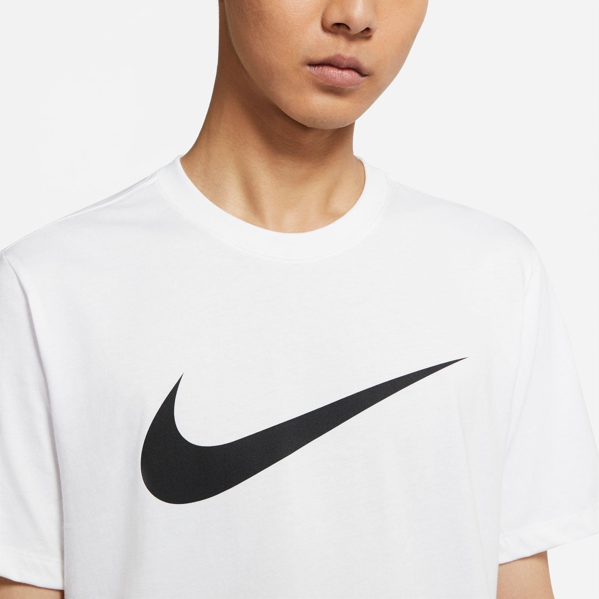 Weiß/Schwarz - Nike - Tee Icon Swoosh Sn99 - 3