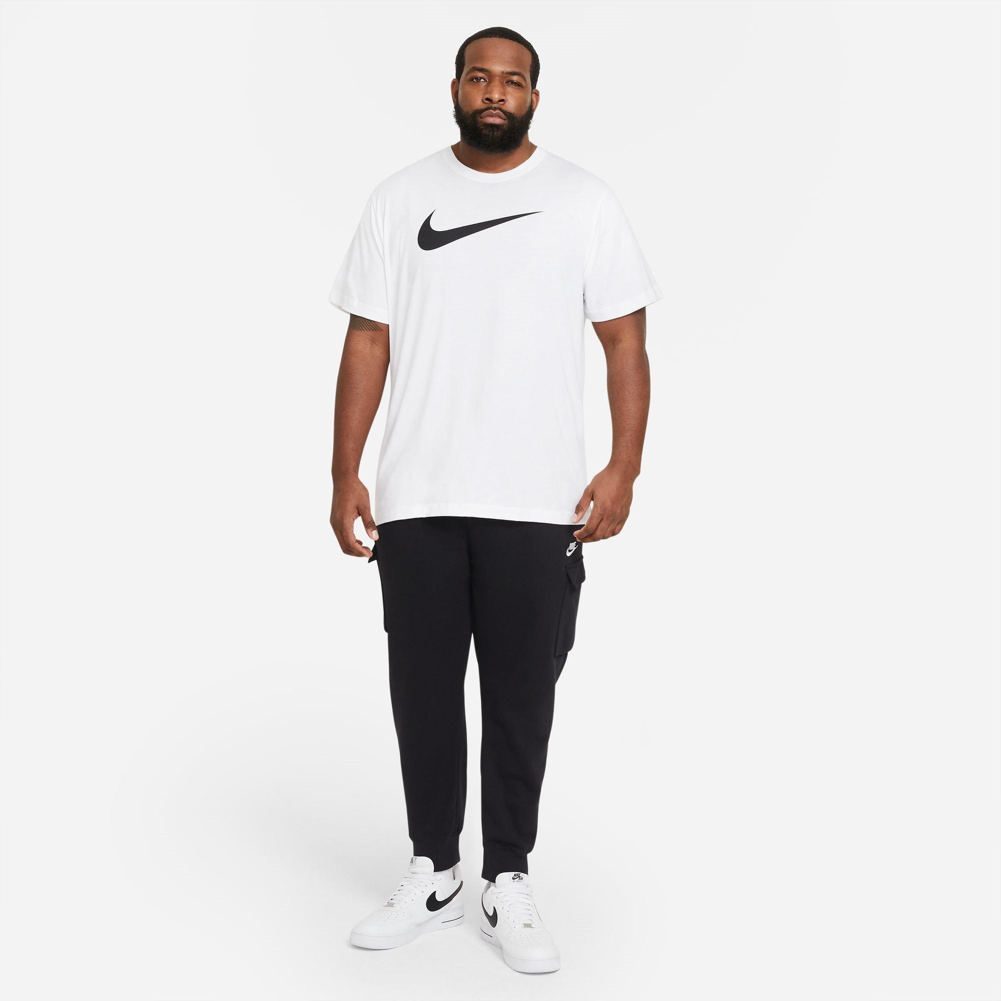 Weiß/Schwarz - Nike - Tee Icon Swoosh Sn99 - 7