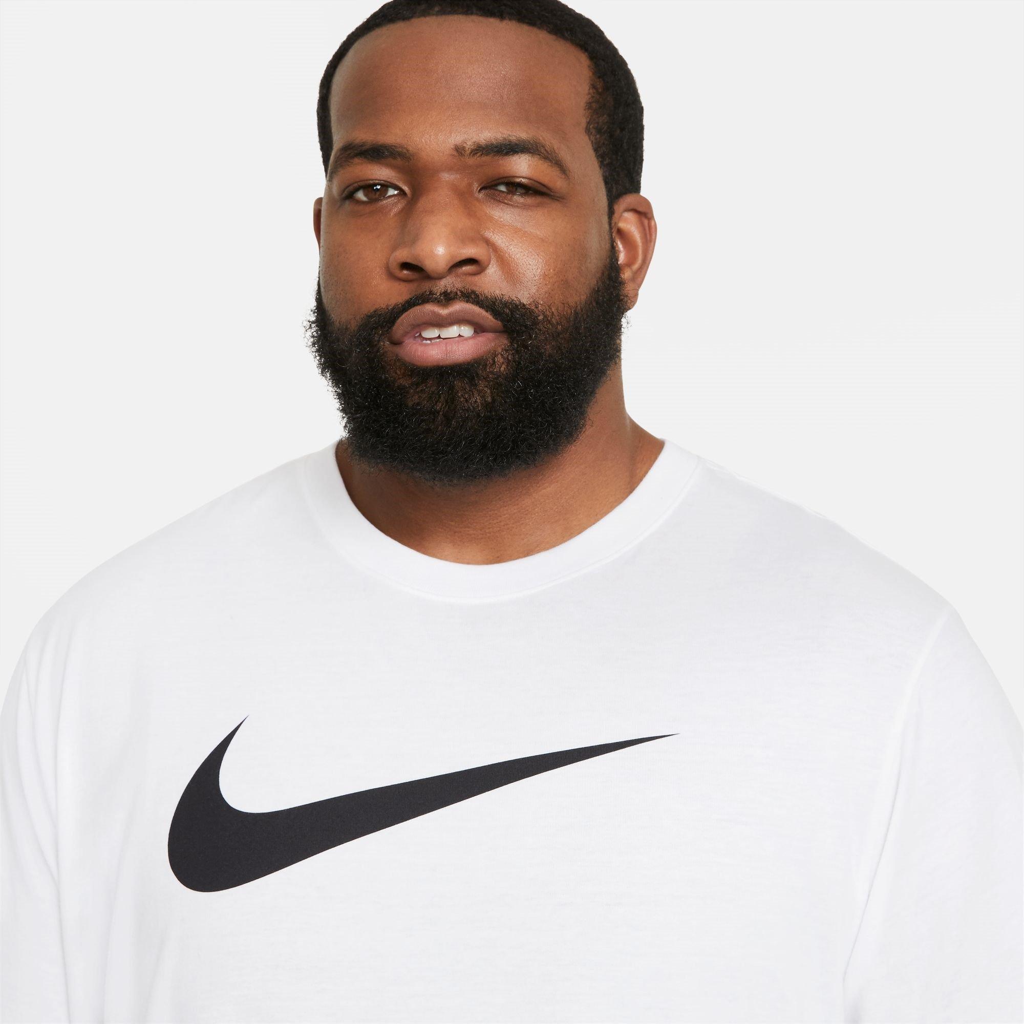 Weiß/Schwarz - Nike - Tee Icon Swoosh Sn99 - 8