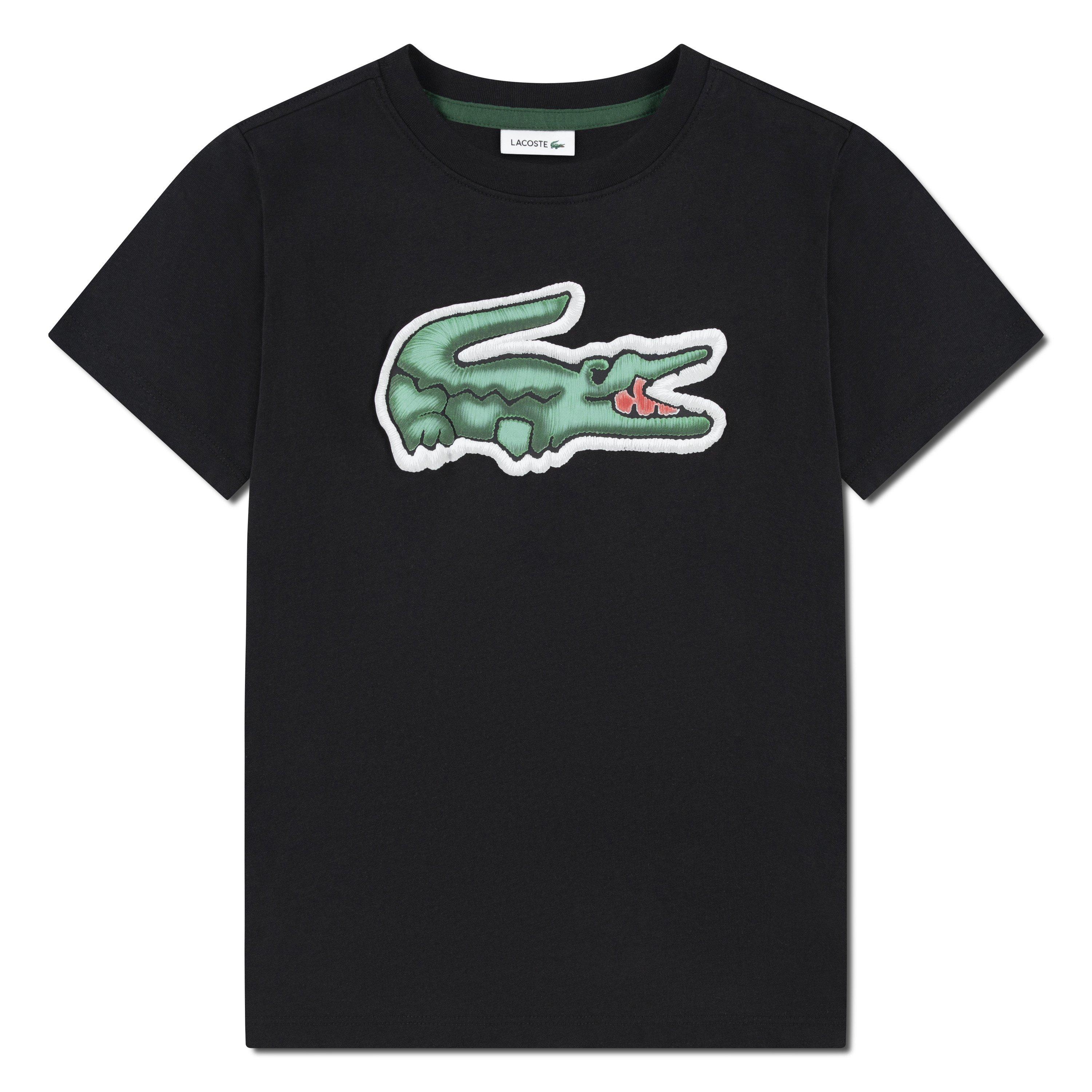 Lacoste Boys Kids' Puff Logo T-Shirt - Black K96 - 10 Years