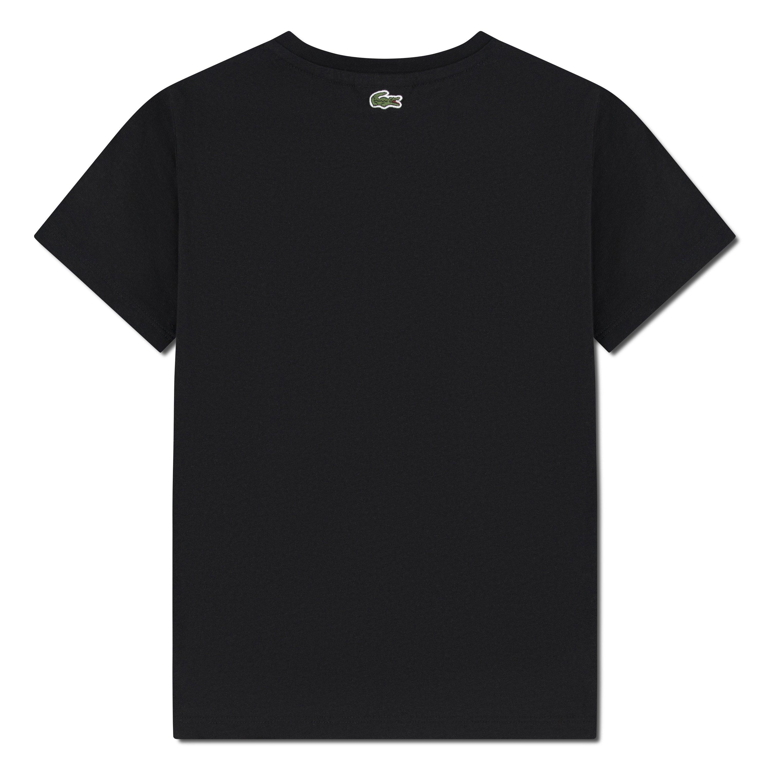 Black K96 - Lacoste - Kids' Puff Logo T-Shirt - 2