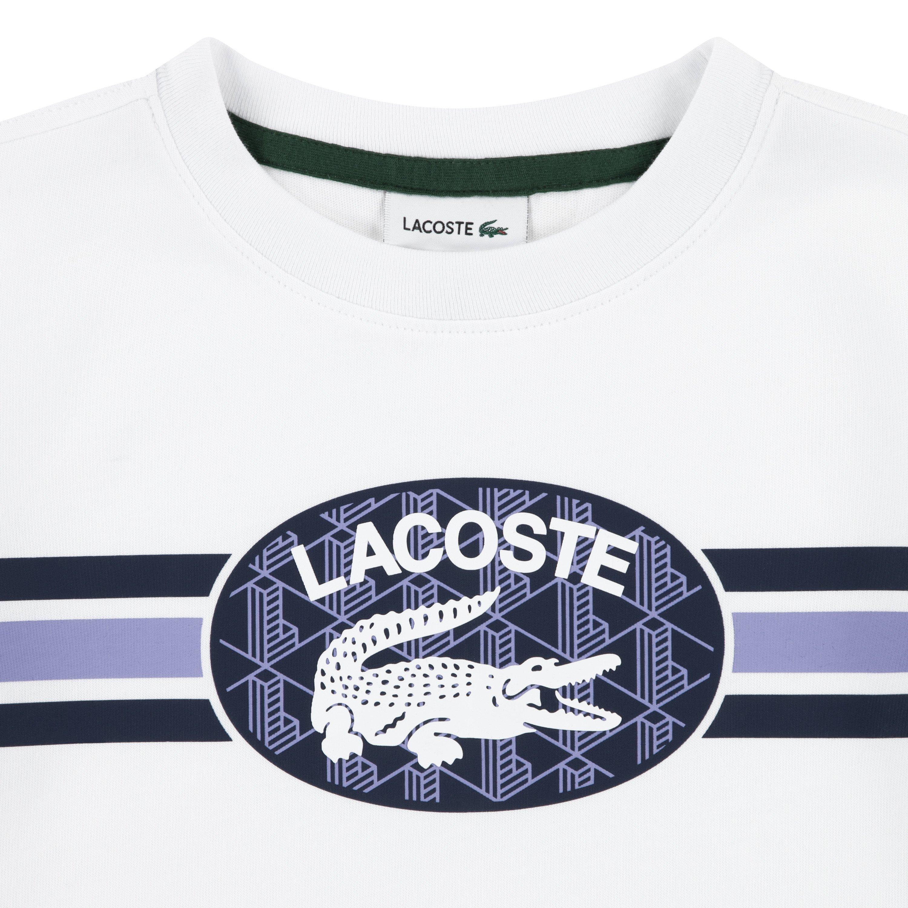 White W8L - Lacoste - Regular Fit Stripe T-Shirt - 2