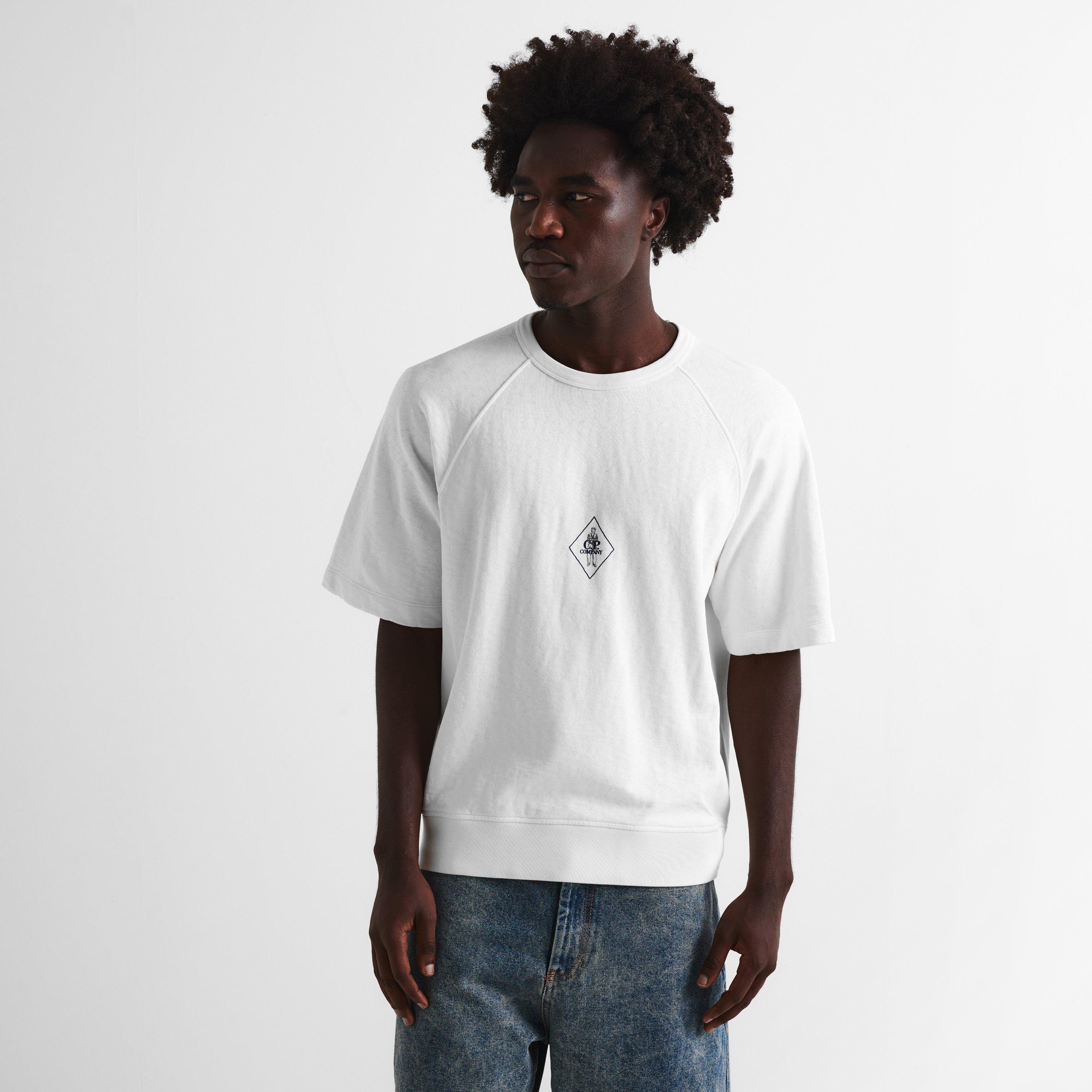 Gauze White 103 - CP Company - Men's T-Shirt - 3