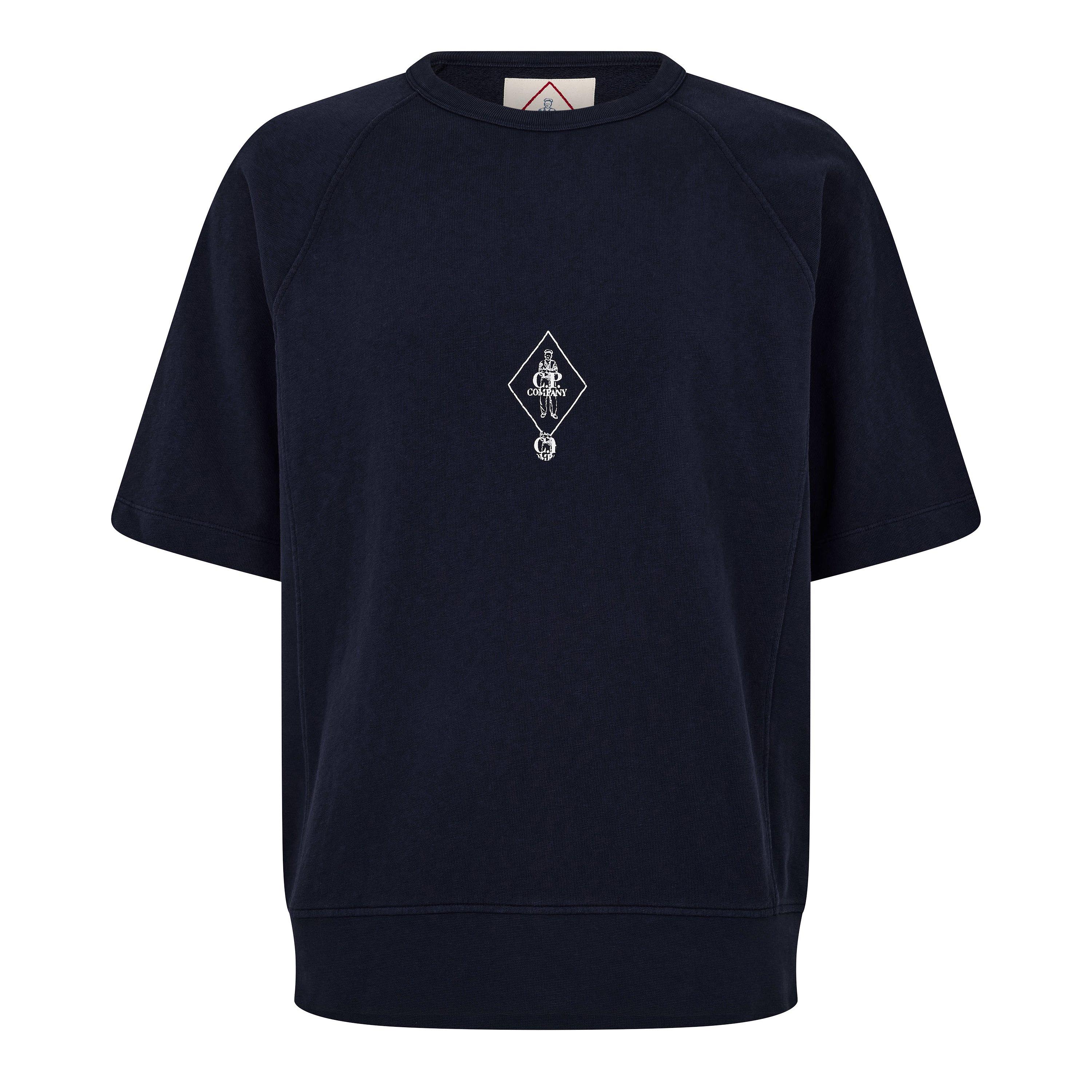 Cp Company Men's T-Shirt - Mid Navy 889 - L (50)