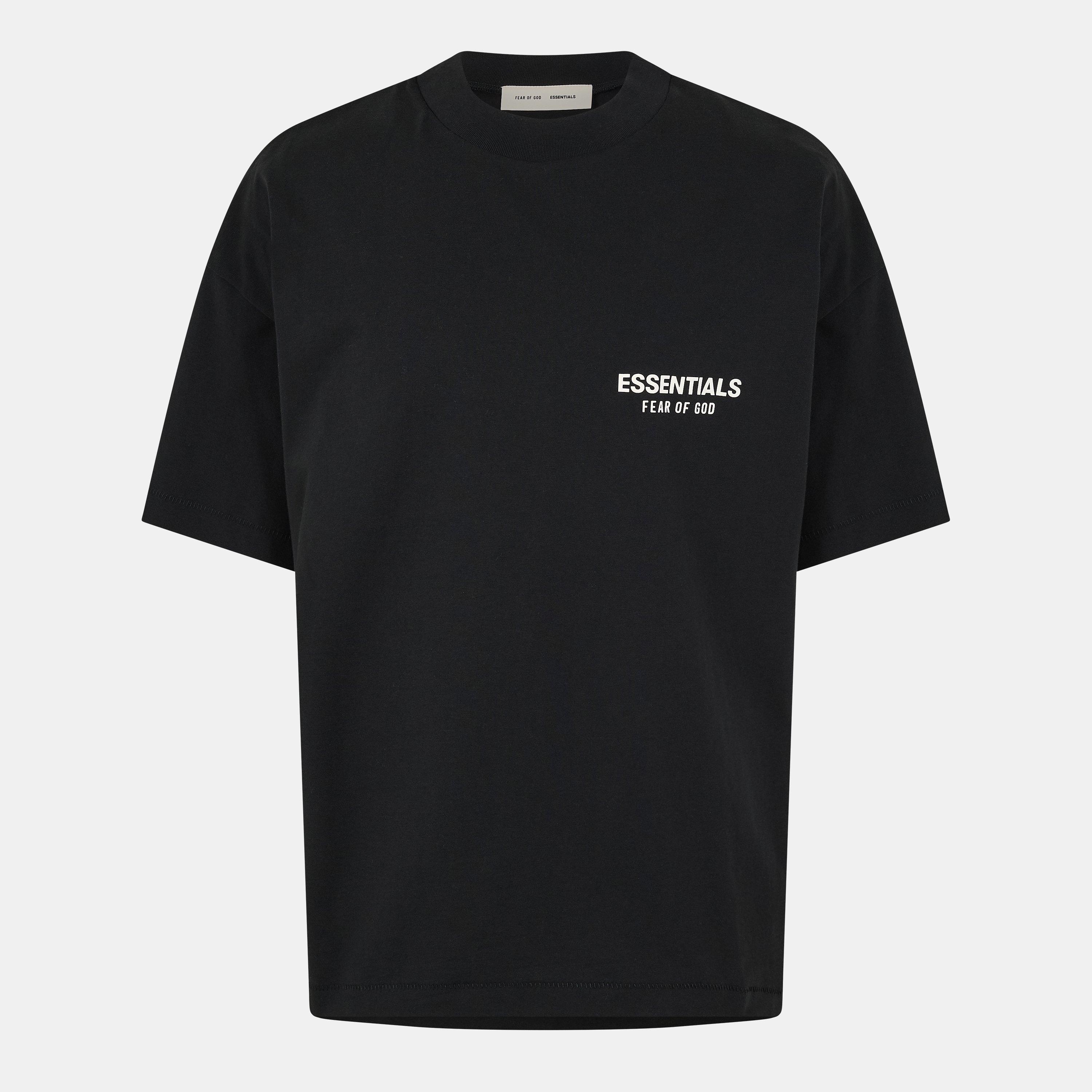 Jet Black - Fear Of God Essentials - Logo T-Shirt - 1