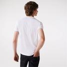 Blanc 001 - Lacoste - Champion Crewneck Croptop t-shirt 113382 PS007 - 2