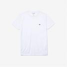 Blanc 001 - Lacoste - Champion Crewneck Croptop t-shirt 113382 PS007 - 4
