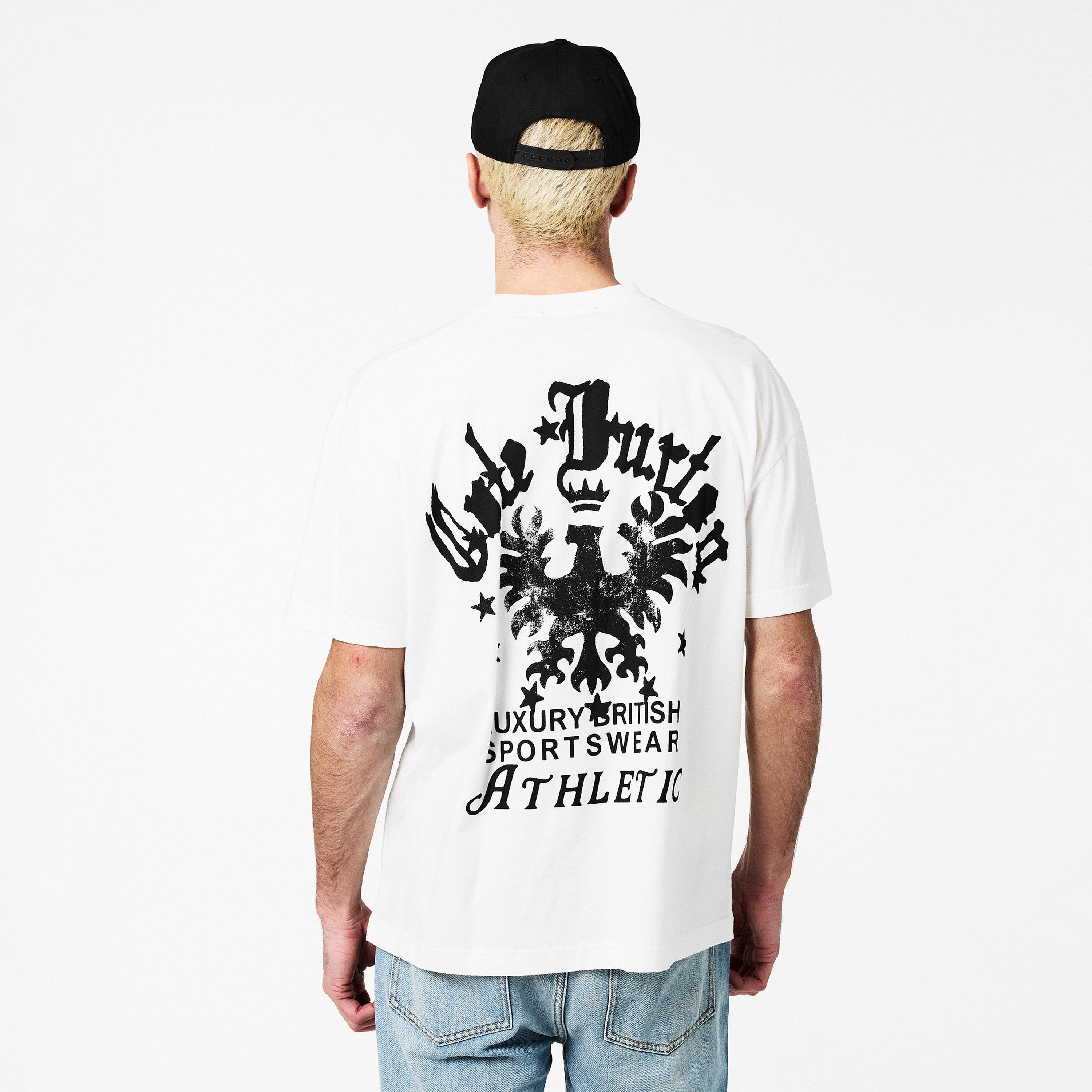 Vintage White - Cole Buxton - Men's Vulture Oversized T-Shirt - 4