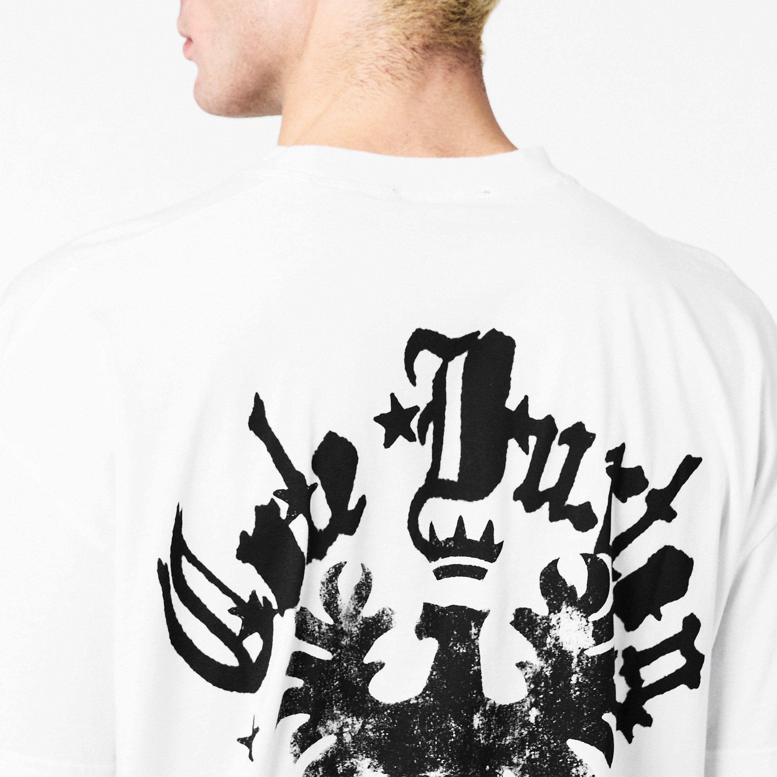 Vintage White - Cole Buxton - Men's Vulture Oversized T-Shirt - 5