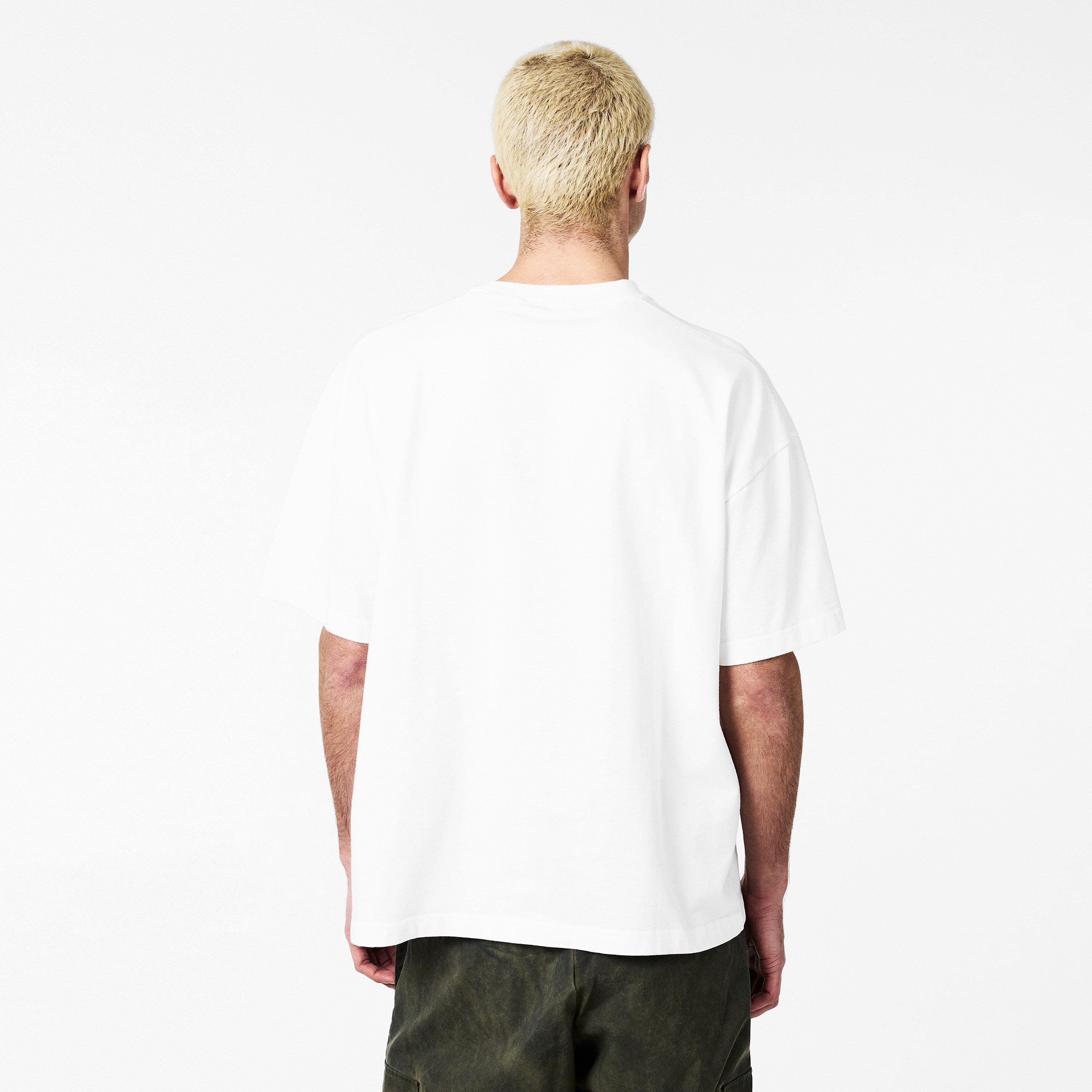 White - Cole Buxton - Men's Lions Oversized T-Shirt - 4