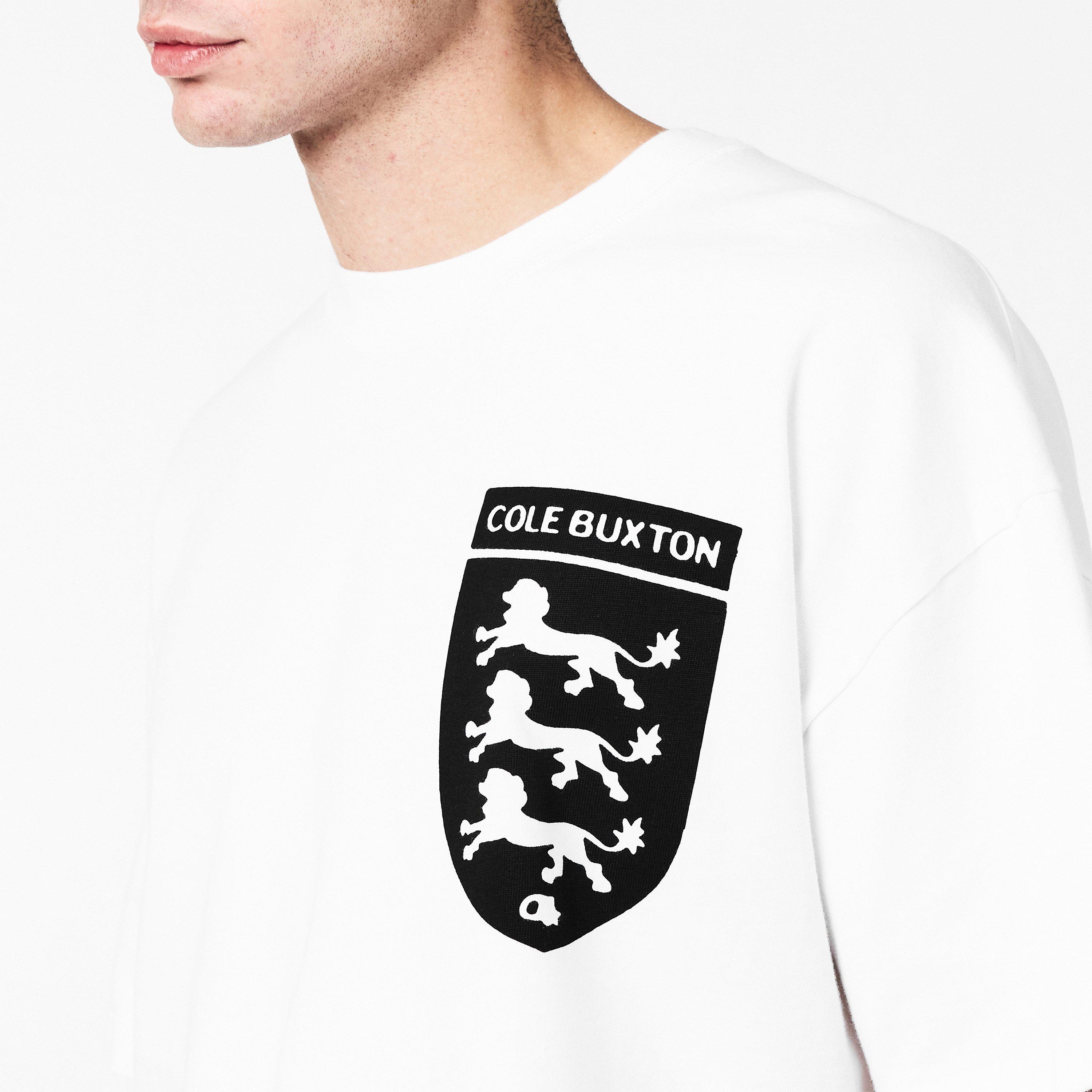 White - Cole Buxton - Men's Lions Oversized T-Shirt - 5