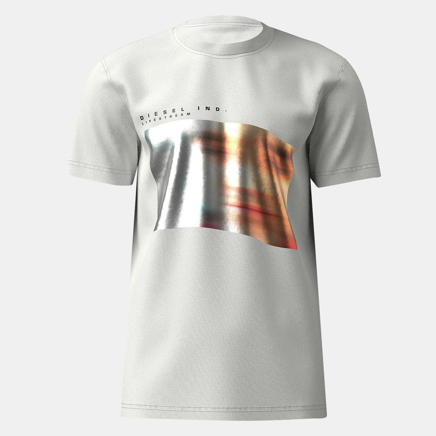 Diesel Men's Digr Mglit T-Shirt - White - XS