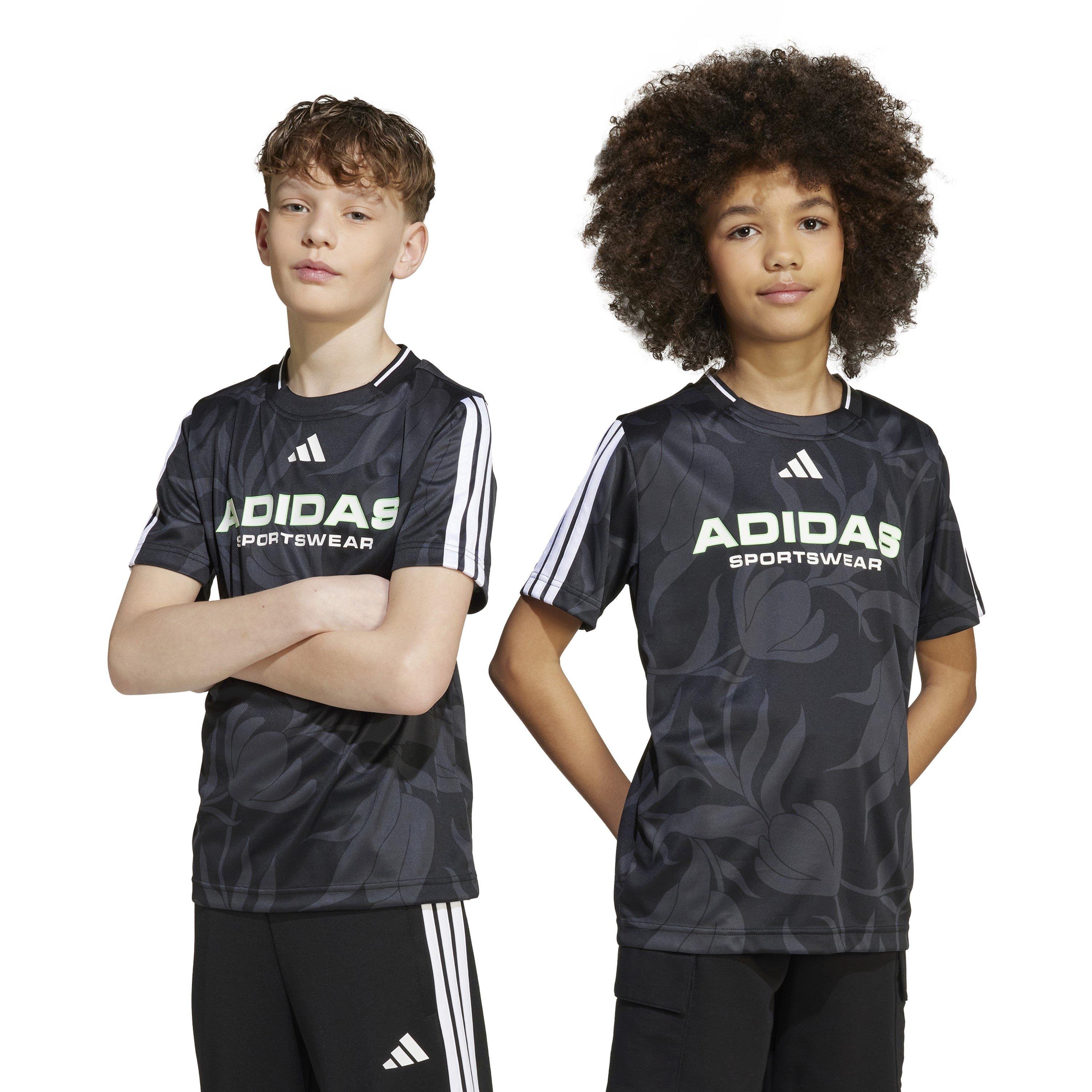 Black/White - adidas - of Tiro Allover-Print T-Shirt Juniors - 2