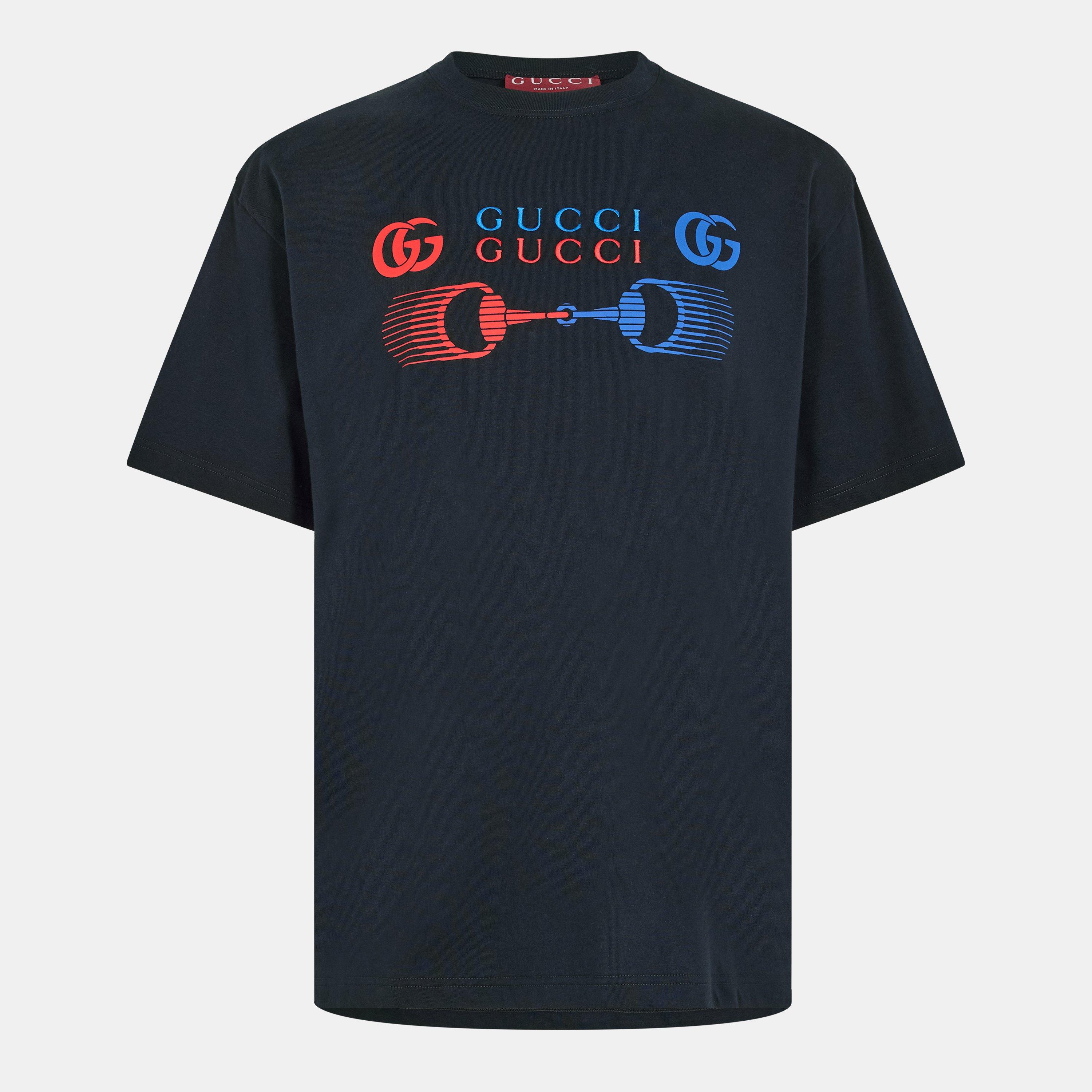 Black - Gucci - Men's Regular Fit T-Shirt - 1