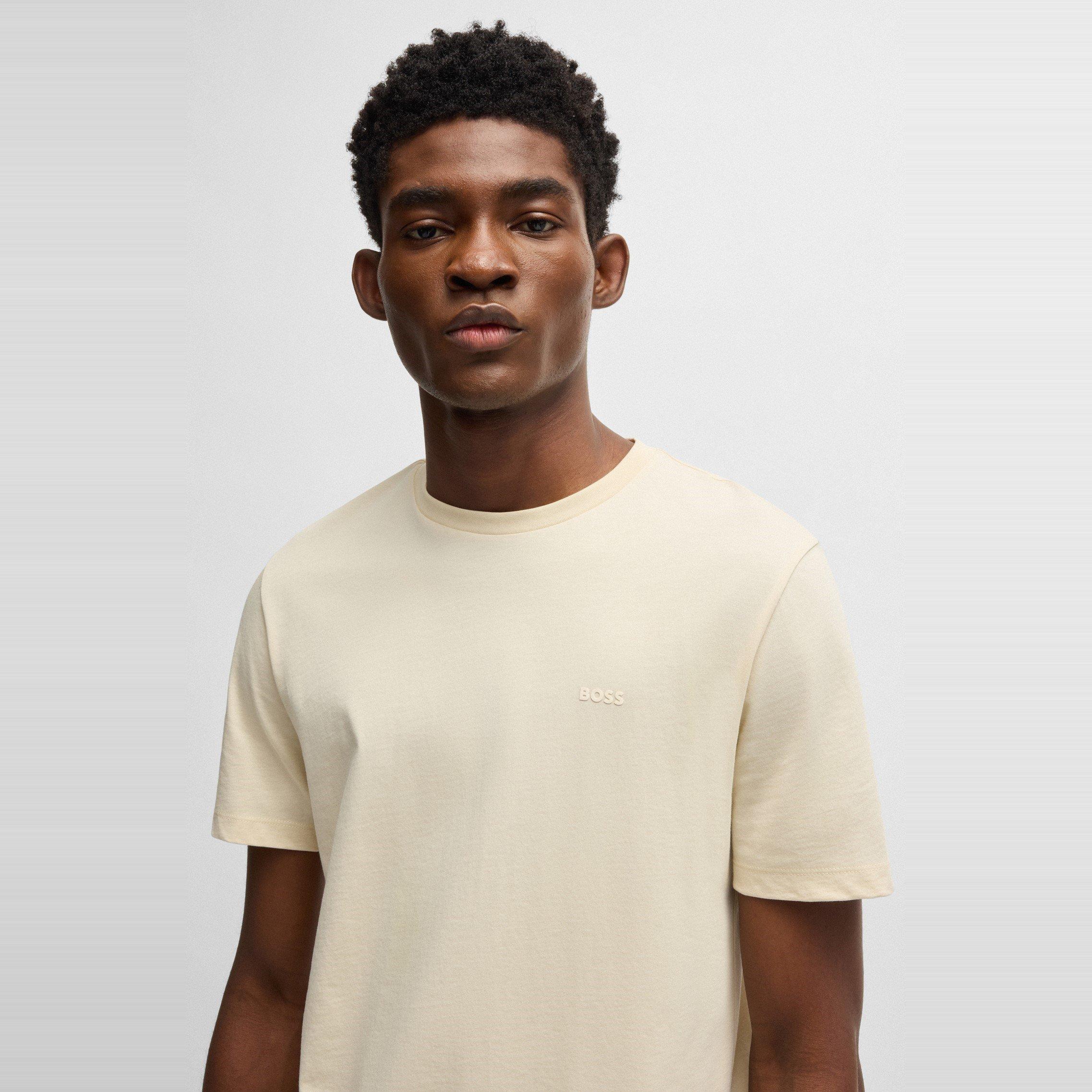 Open White 131 - Boss - Men's Thompson Soft Cotton T-Shirt - 4