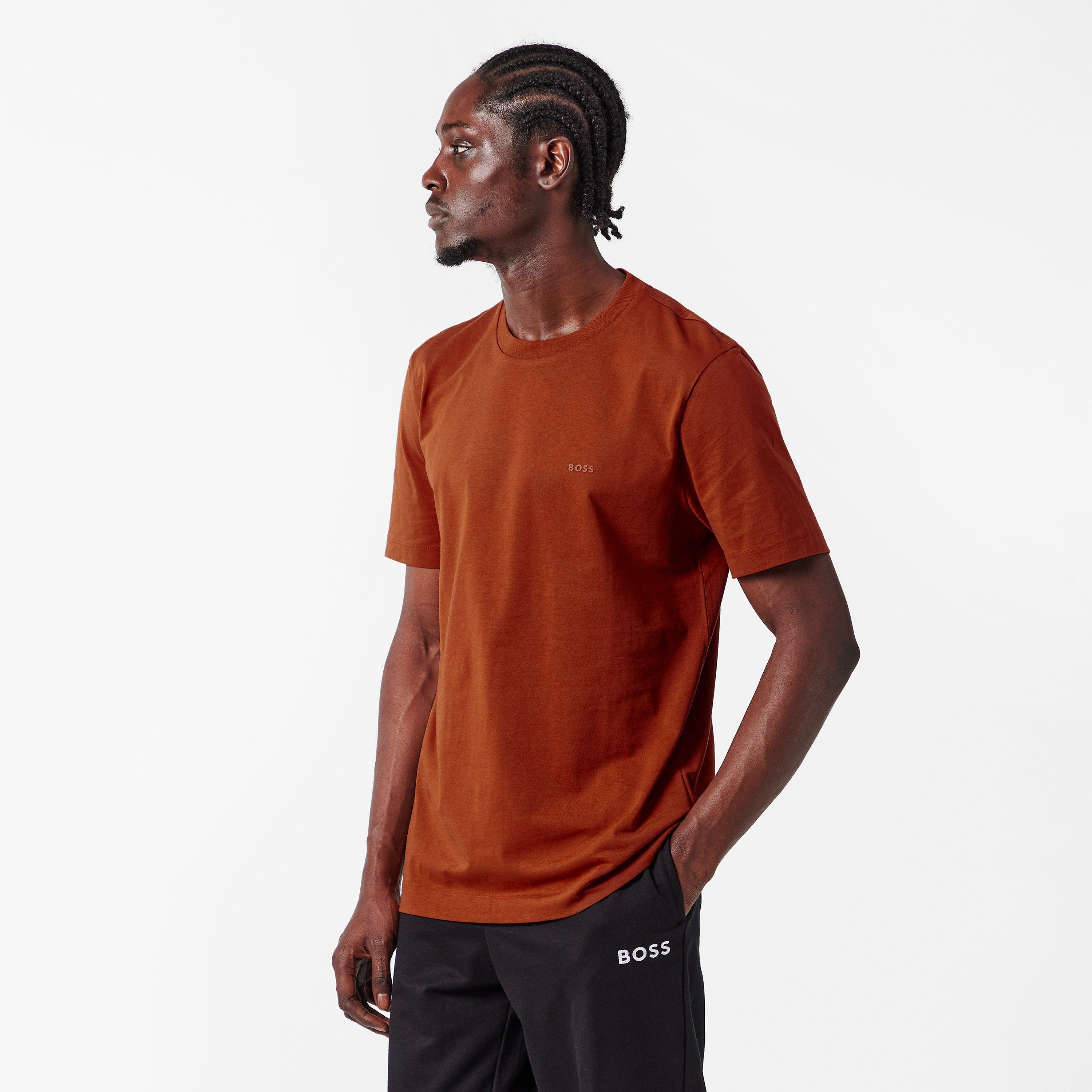 Dark Orange 809 - Boss - Men's Thompson Soft Cotton T-Shirt - 3