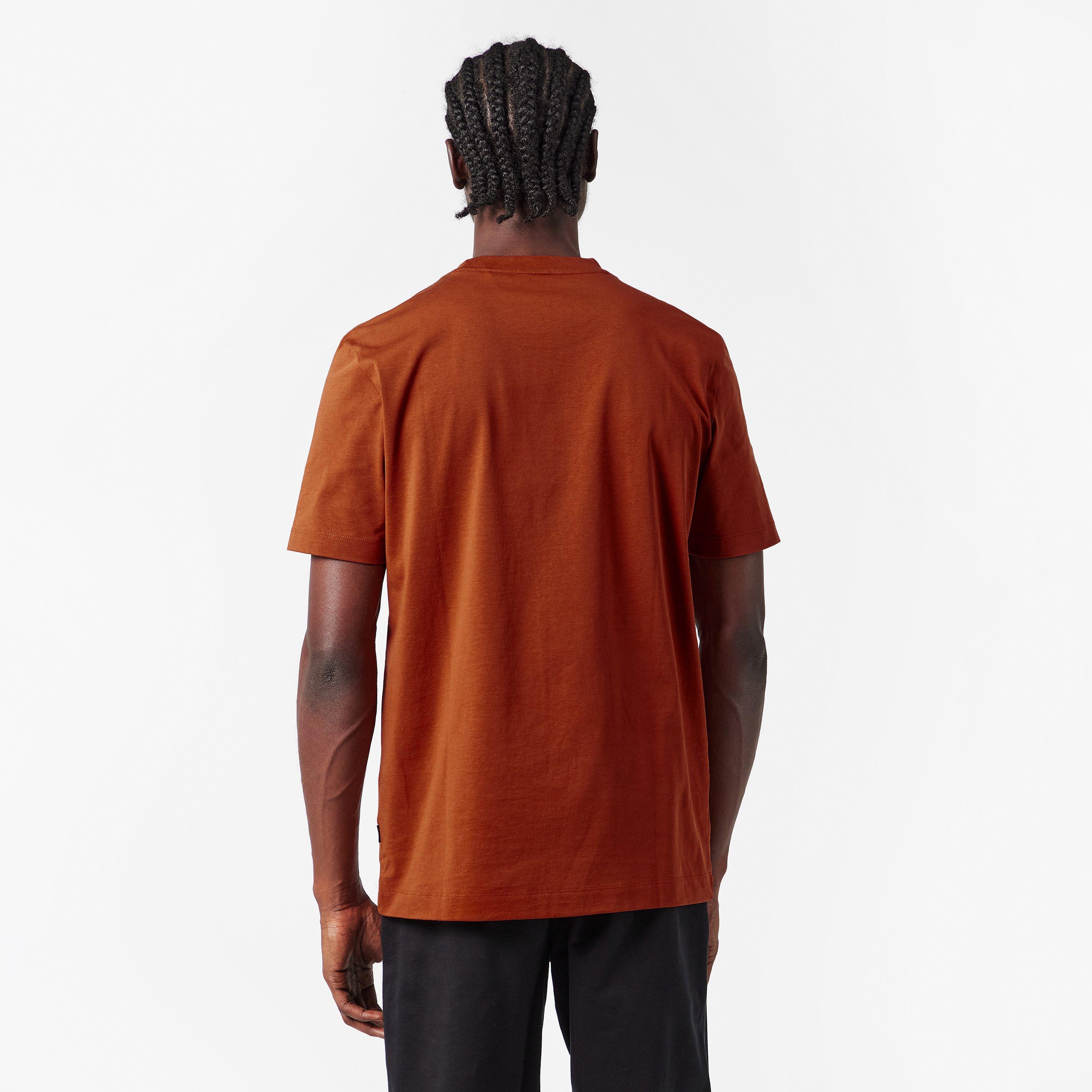 Dark Orange 809 - Boss - Men's Thompson Soft Cotton T-Shirt - 4