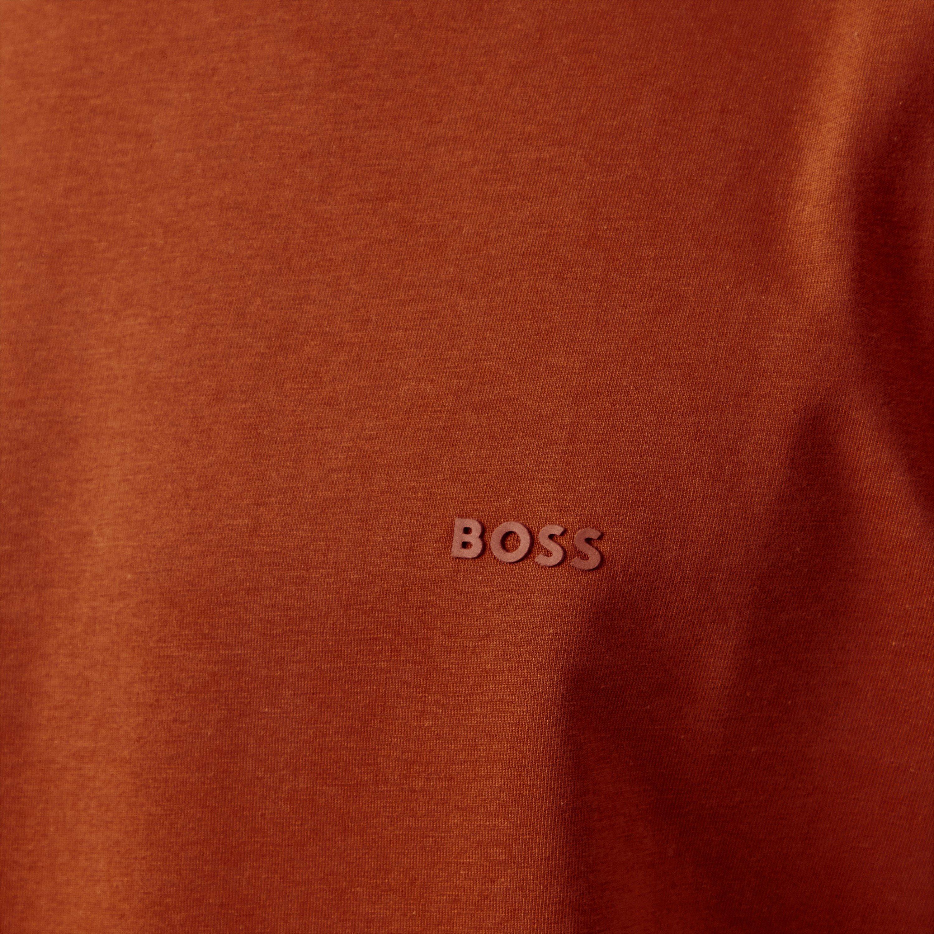Dark Orange 809 - Boss - Men's Thompson Soft Cotton T-Shirt - 5