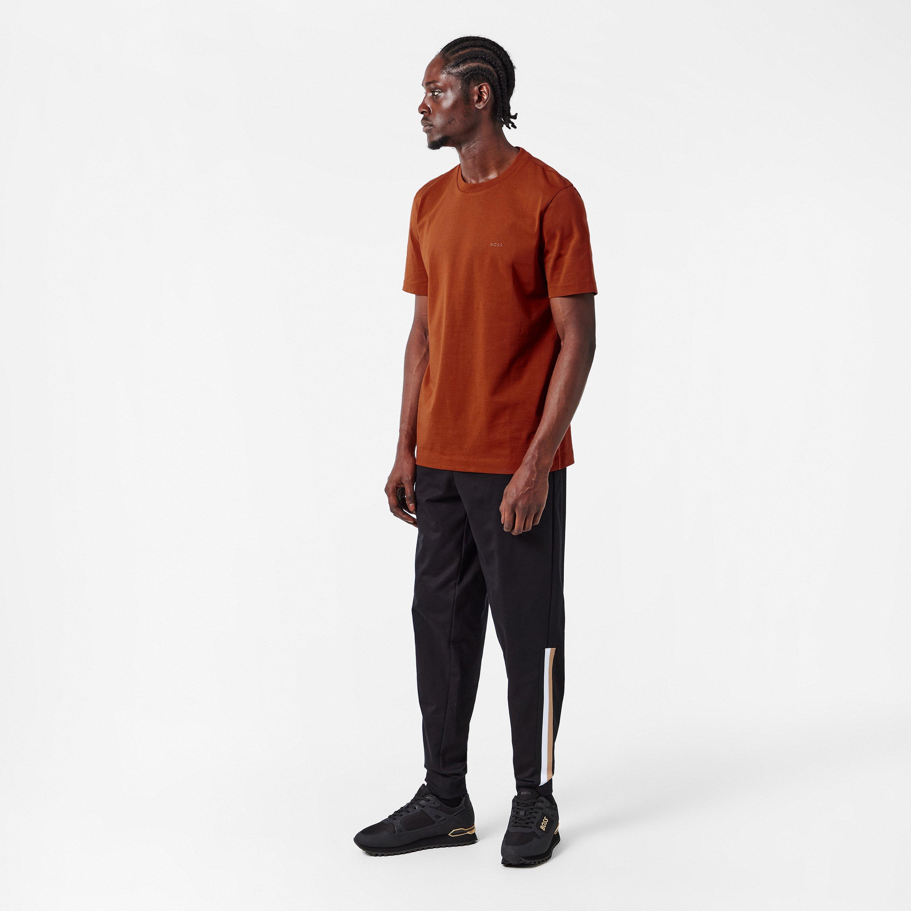 Dark Orange 809 - Boss - Men's Thompson Soft Cotton T-Shirt - 6