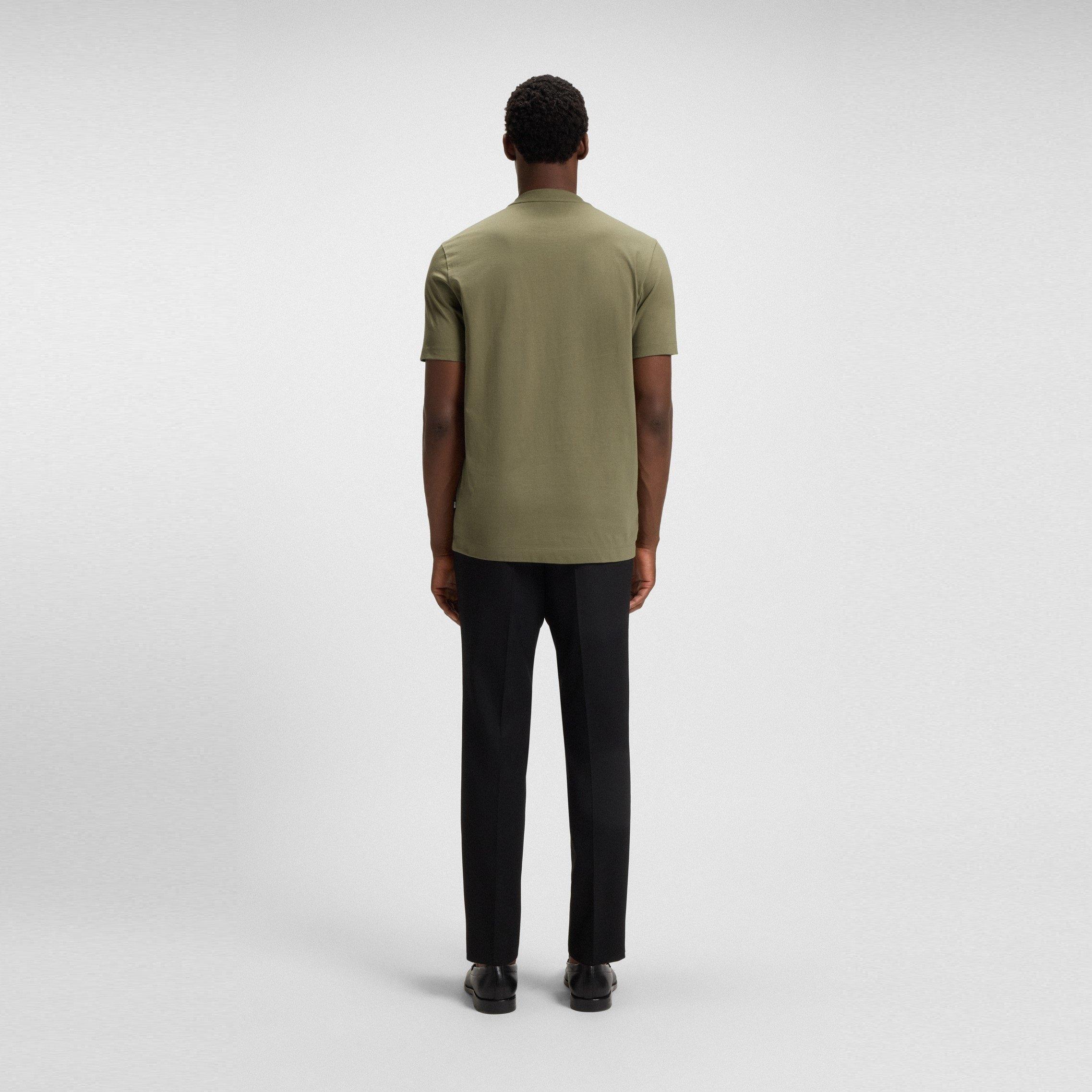 Med Green 314 - Boss - Men's Thompson Soft Cotton T-Shirt - 3