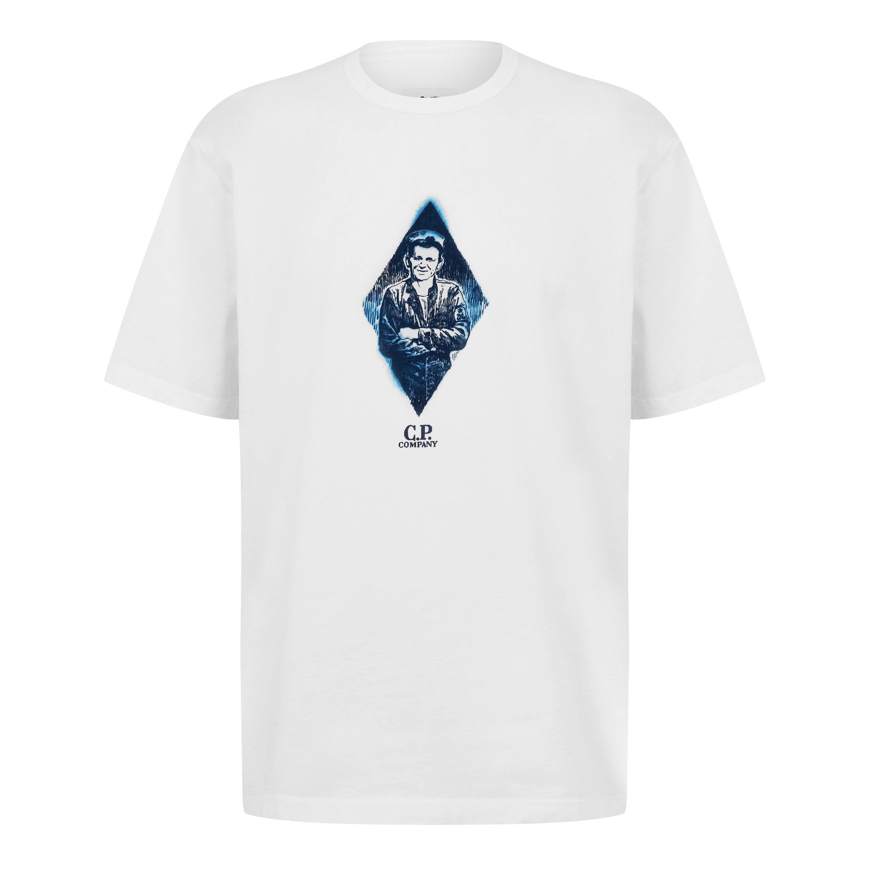 Cp Company Men's T-Shirt - Gauze White 103 - M (48)