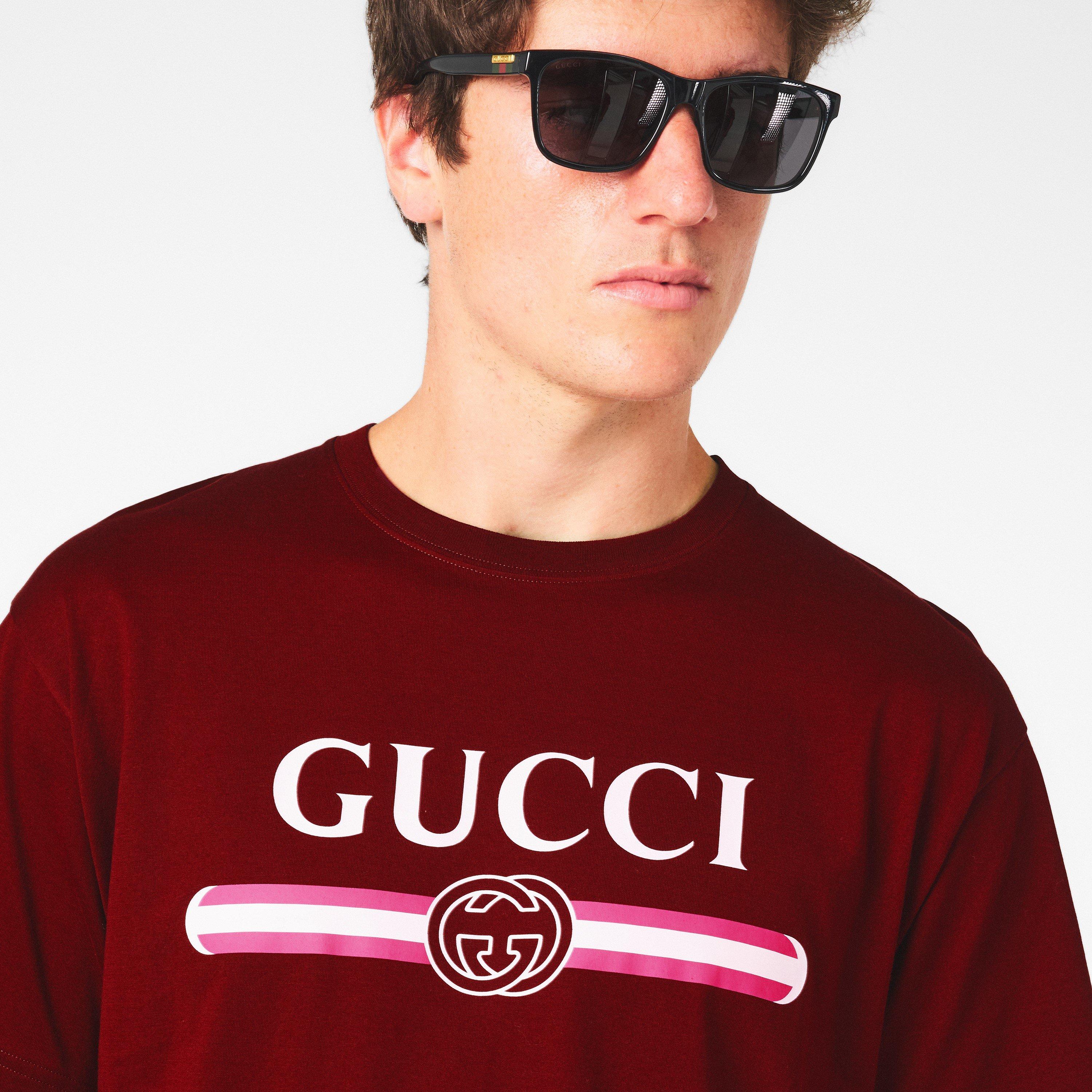 Rosso Ancora - Gucci - Men's Regular Fit T-Shirt - 5