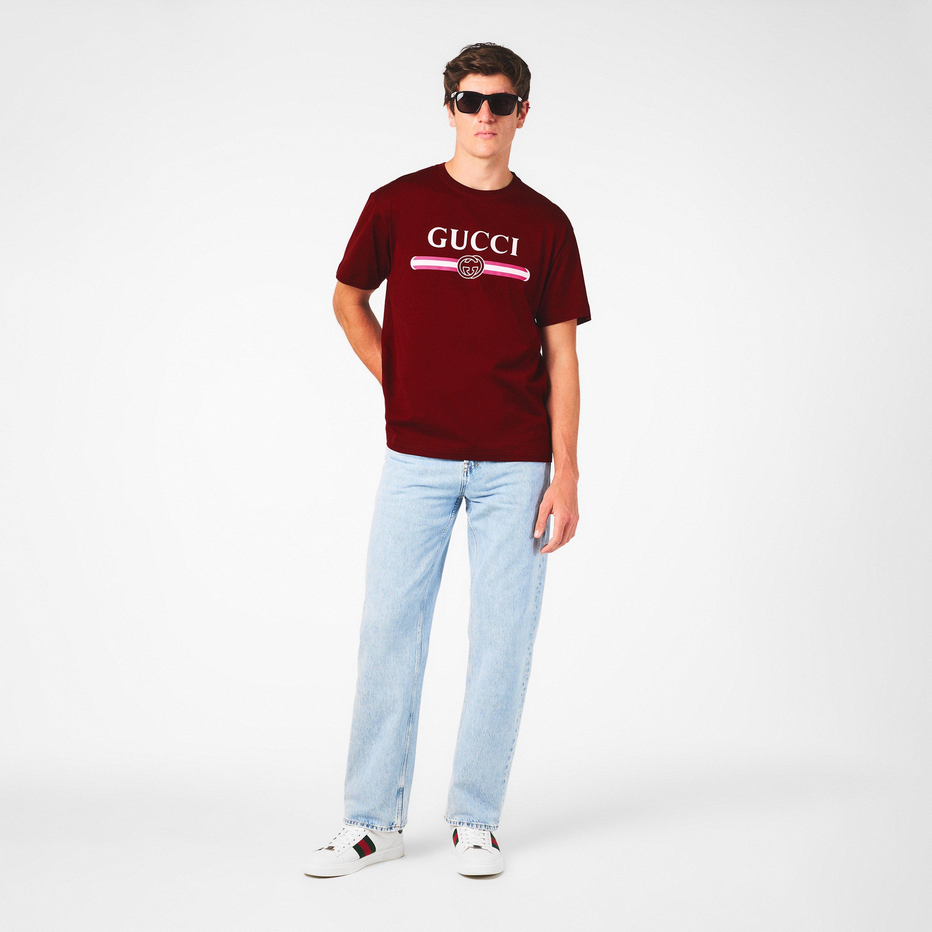 Rosso Ancora - Gucci - Men's Regular Fit T-Shirt - 6