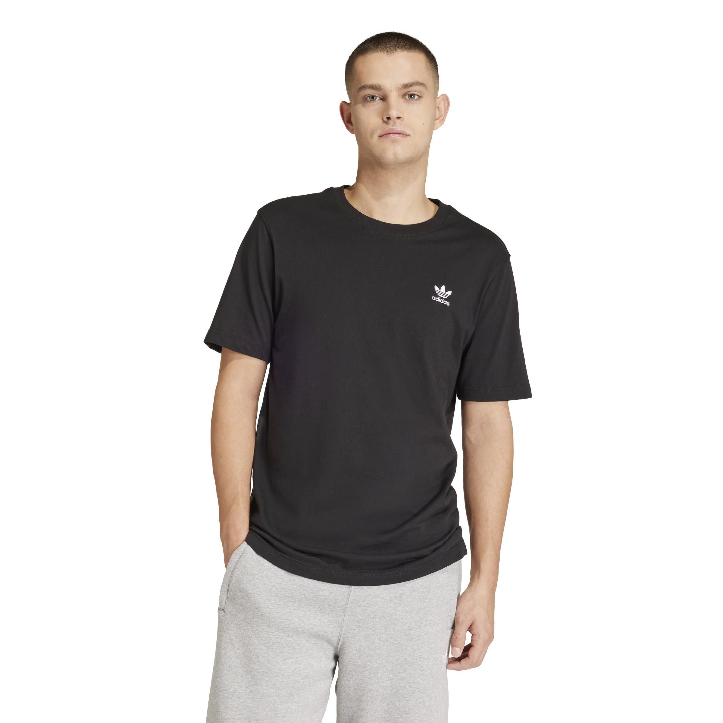 Black - adidas Originals - Essential Regular Fit T-Shirt - 2