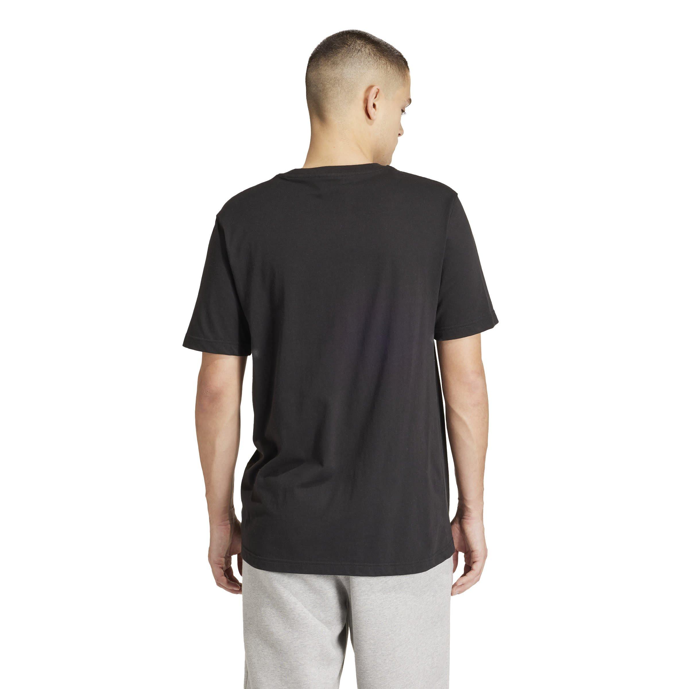 Black - adidas Originals - Essential Regular Fit T-Shirt - 3