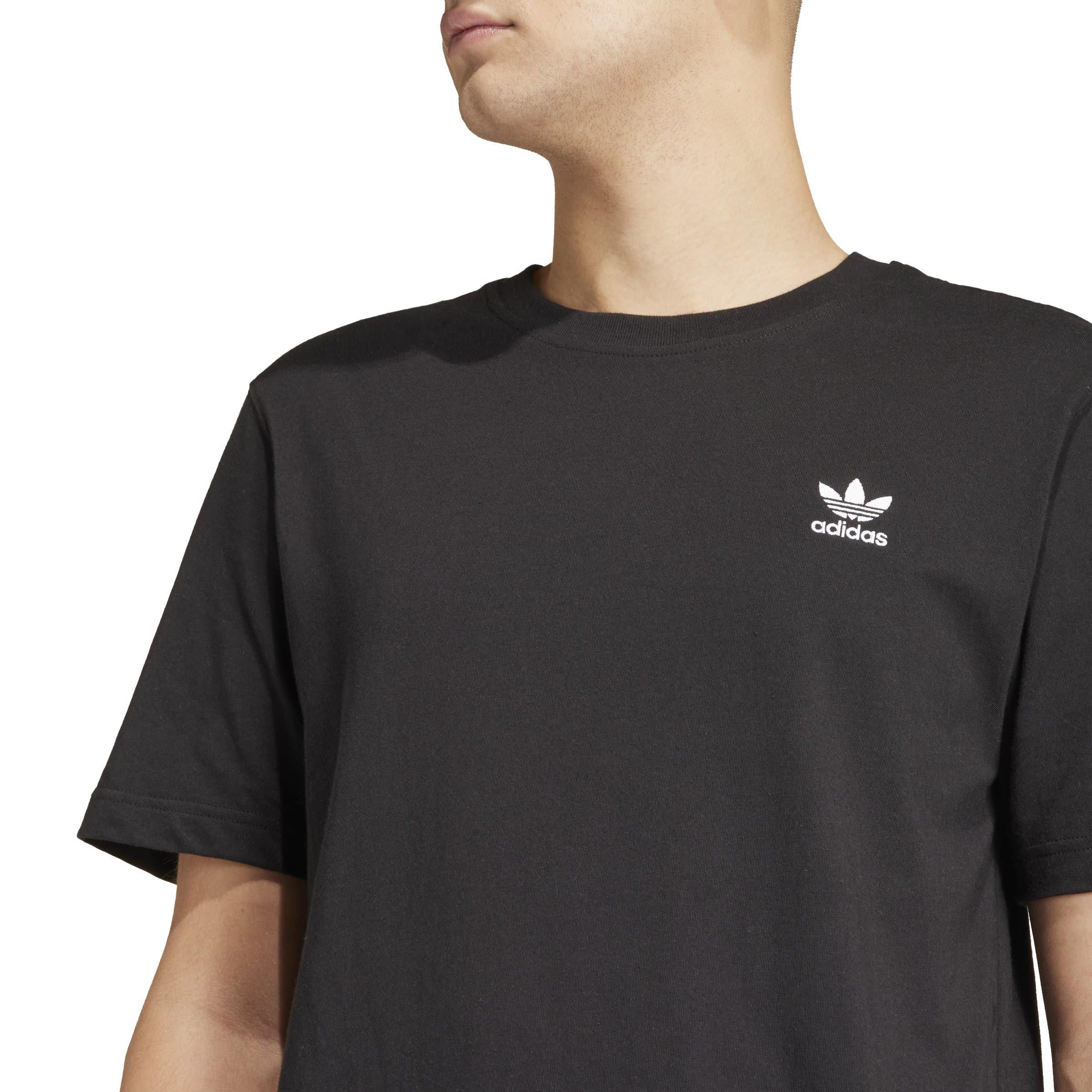 Black - adidas Originals - Essential Regular Fit T-Shirt - 5