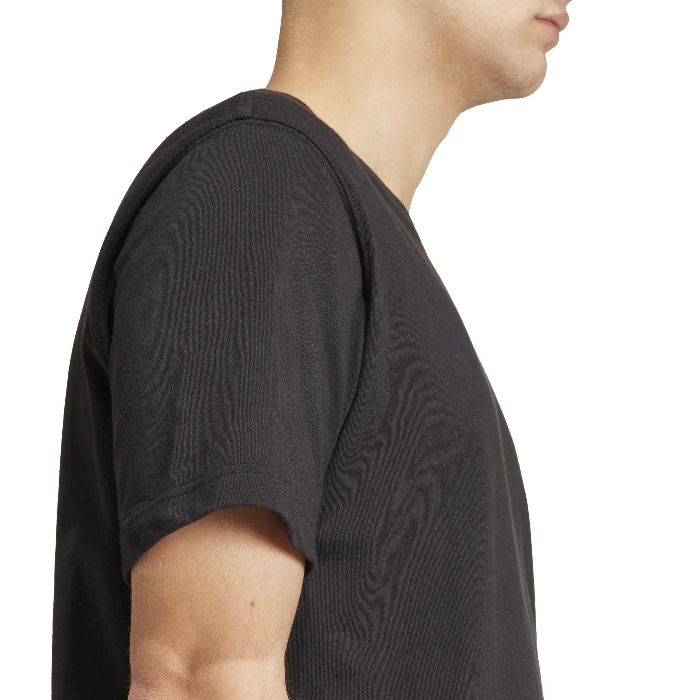 Black - adidas Originals - Essential Regular Fit T-Shirt - 6