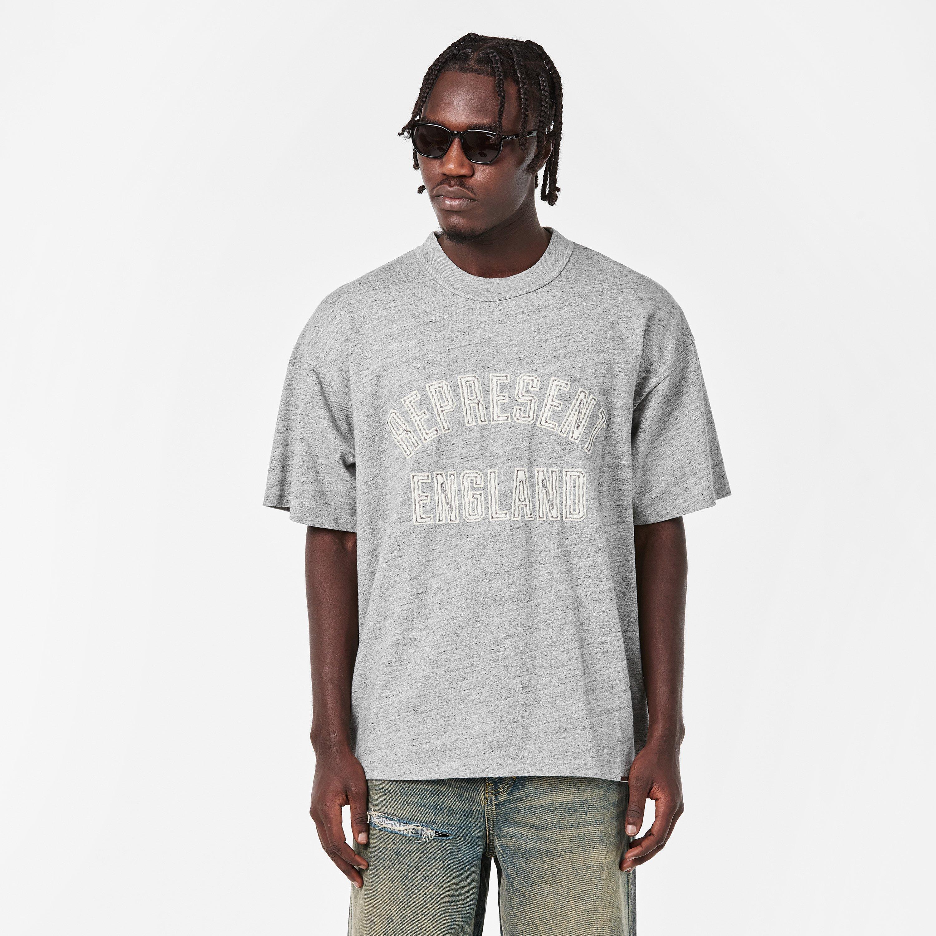 Grey Marl - Represent - Men's Regular Fit T-Shirt - 3