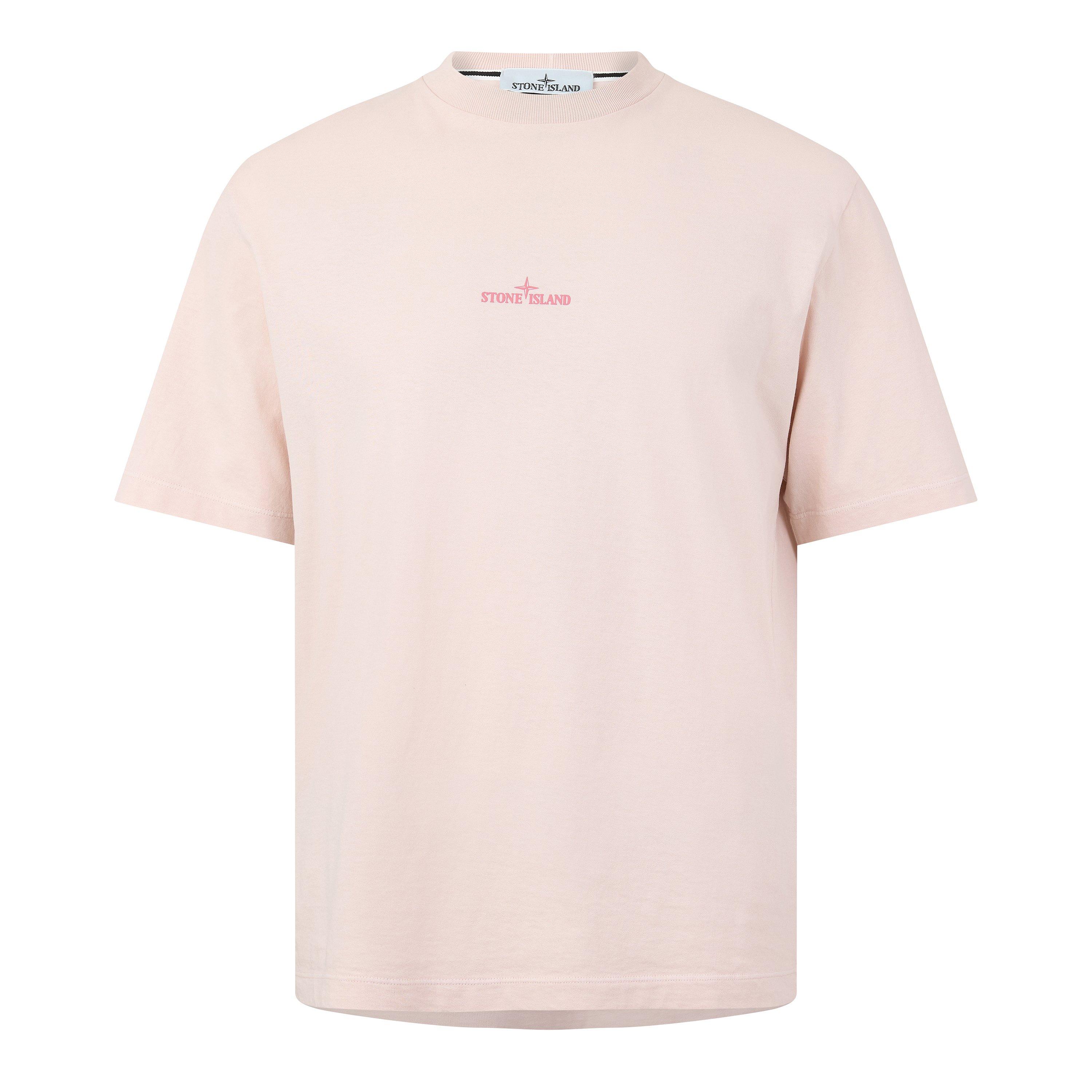 Stone Island Stone Graph Tee Sn64 - Ant Rose V0082 - M