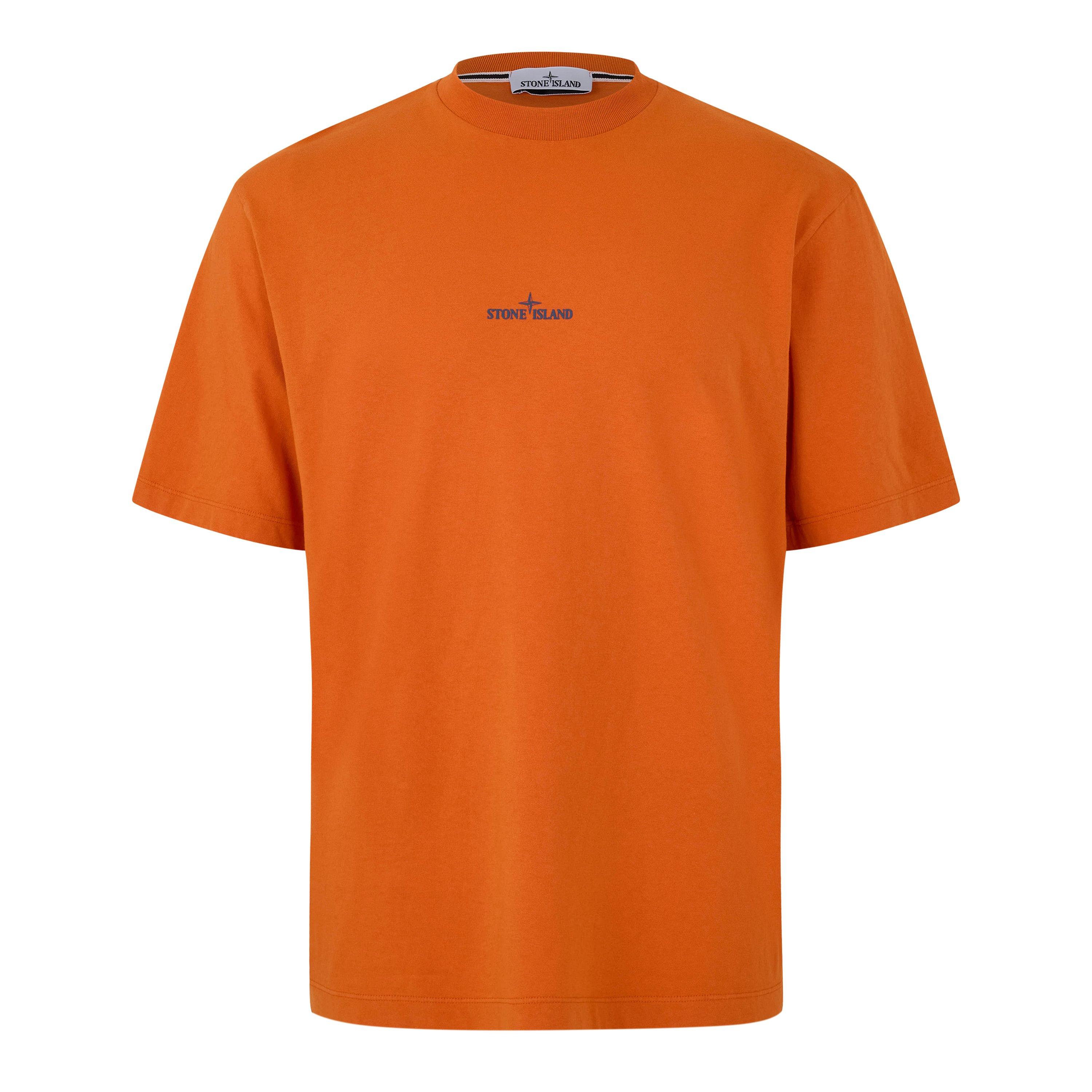 Stone Island Stone Graph Tee Sn64 - B Orange V003B - L