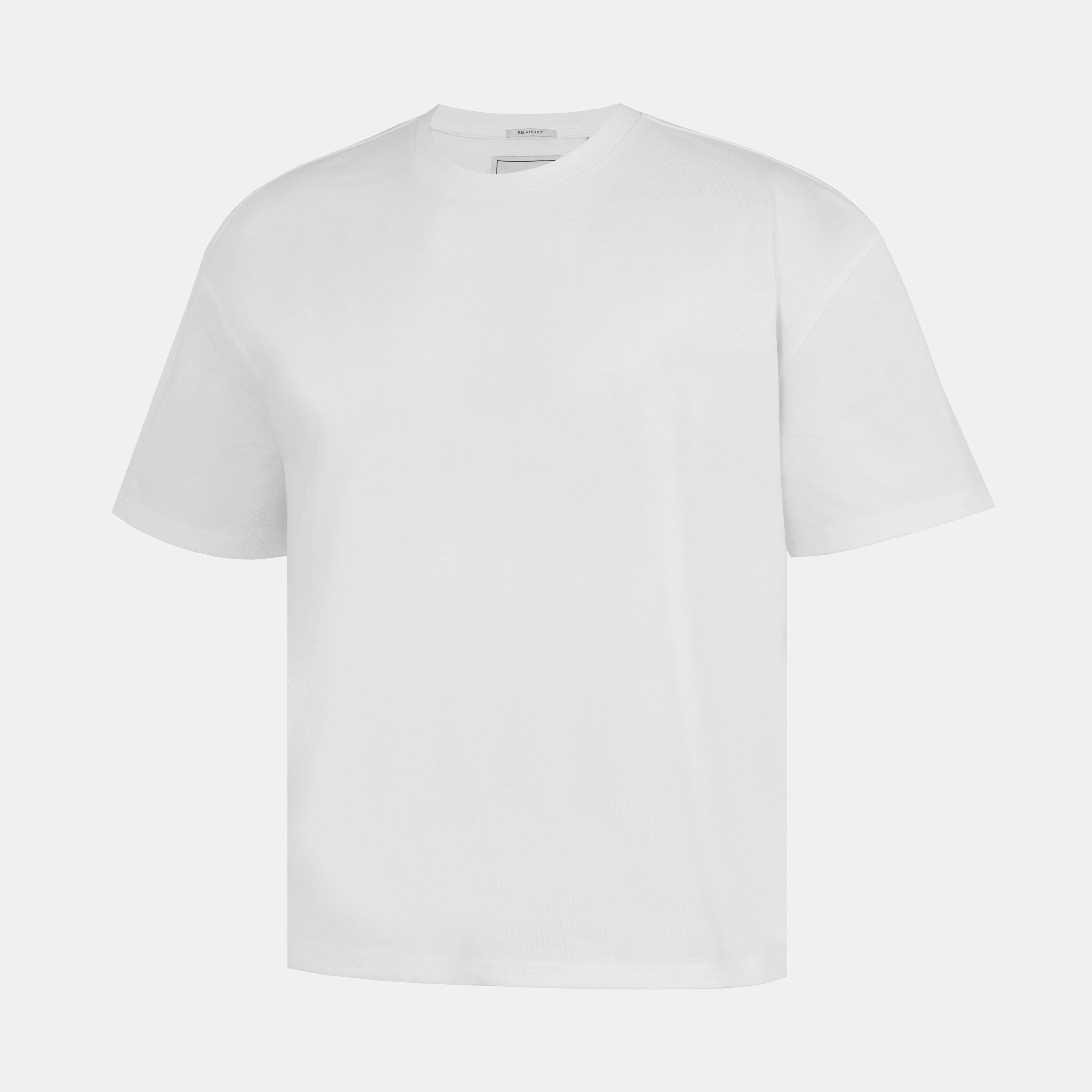 White - Jack Wills - Men's JW Boxy Tee Cotton Short Sleeve Fit T-Shirt - 2
