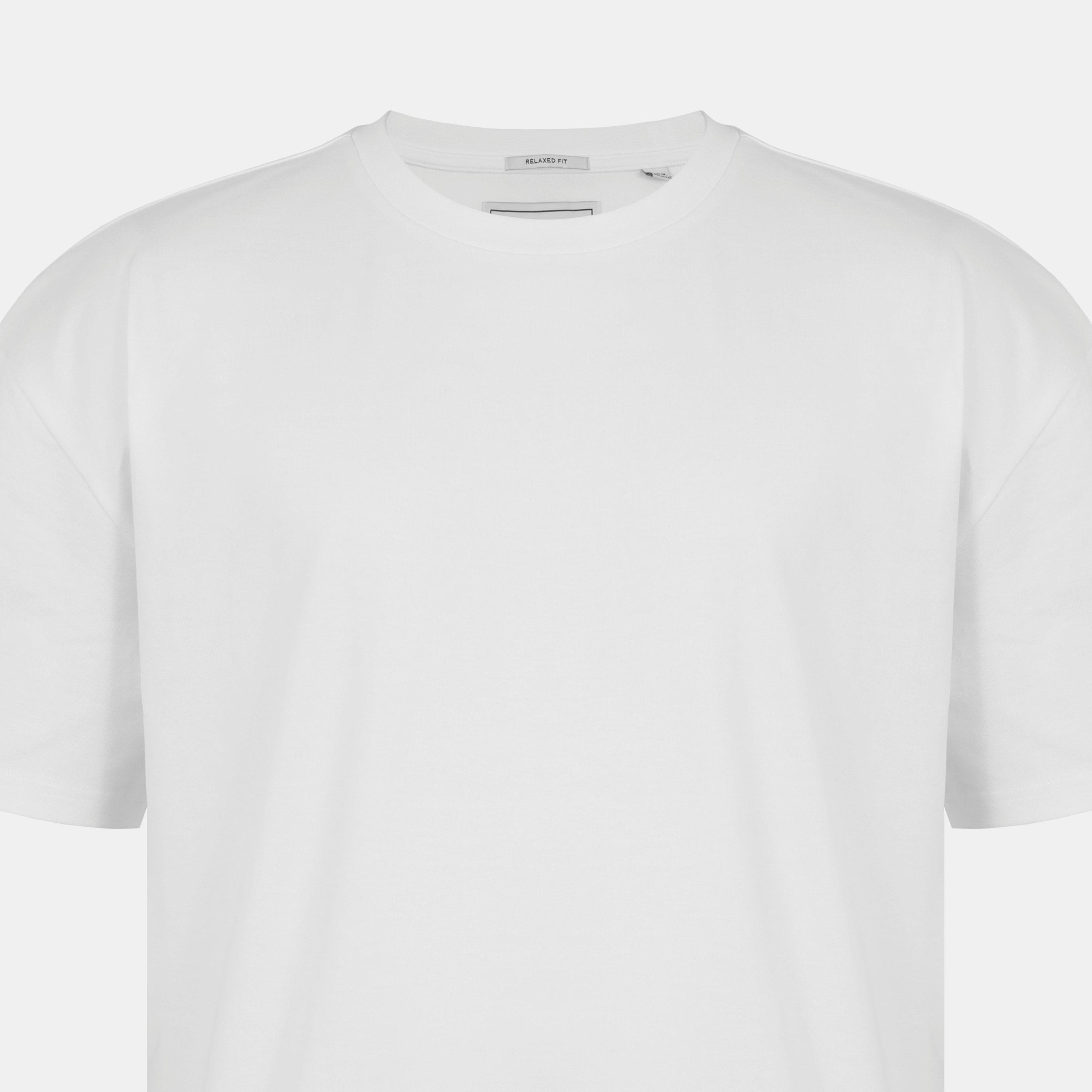 White - Jack Wills - Men's JW Boxy Tee Cotton Short Sleeve Fit T-Shirt - 4