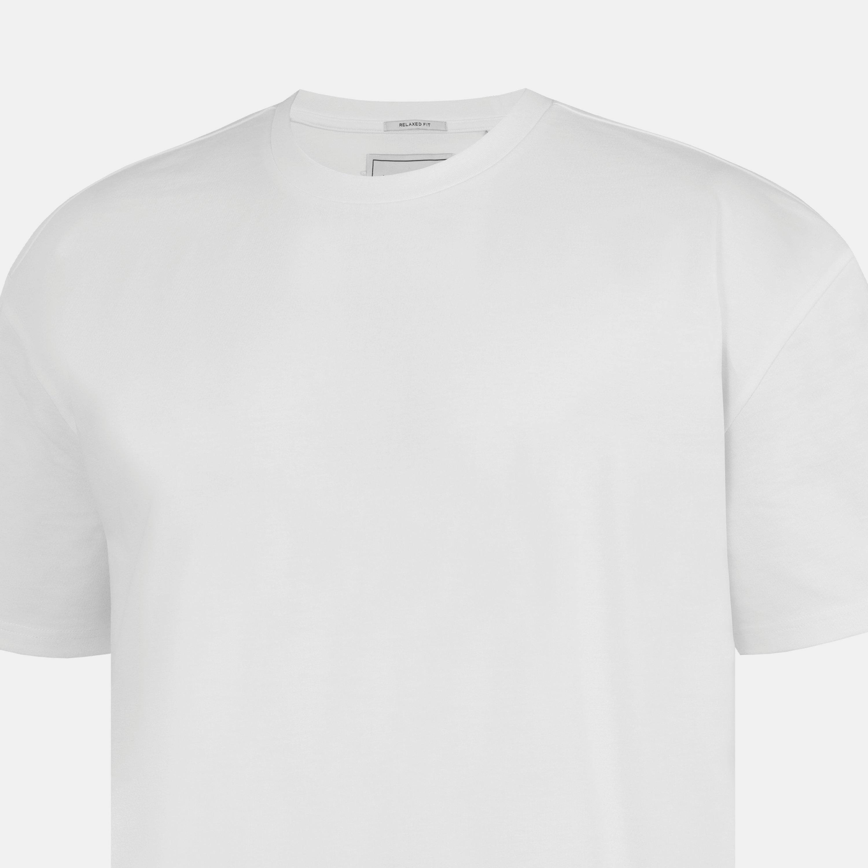 White - Jack Wills - Men's JW Boxy Tee Cotton Short Sleeve Fit T-Shirt - 5