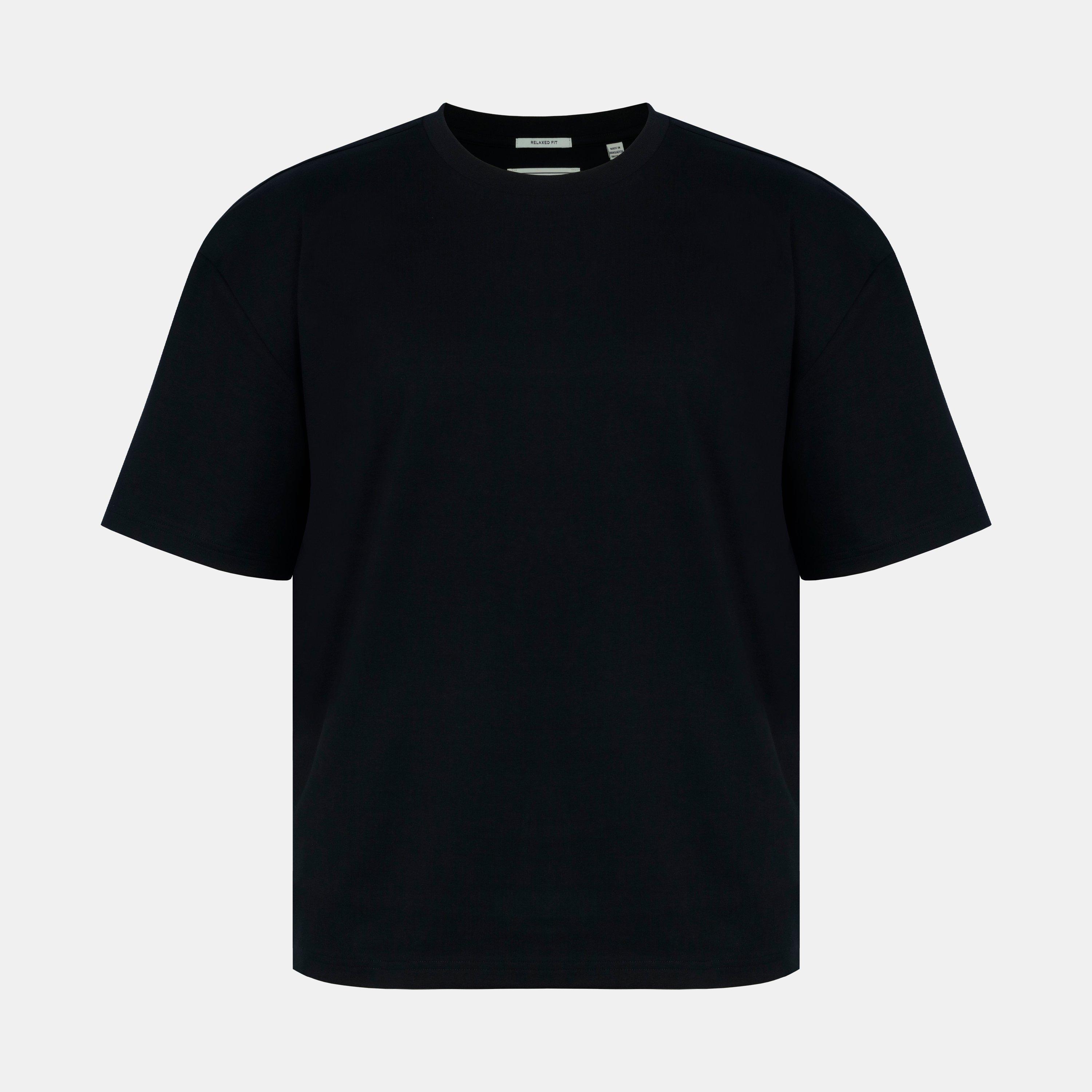 Preto - Jack Wills - Men's JW Boxy Tee Cotton Short Sleeve Fit T-Shirt - 1