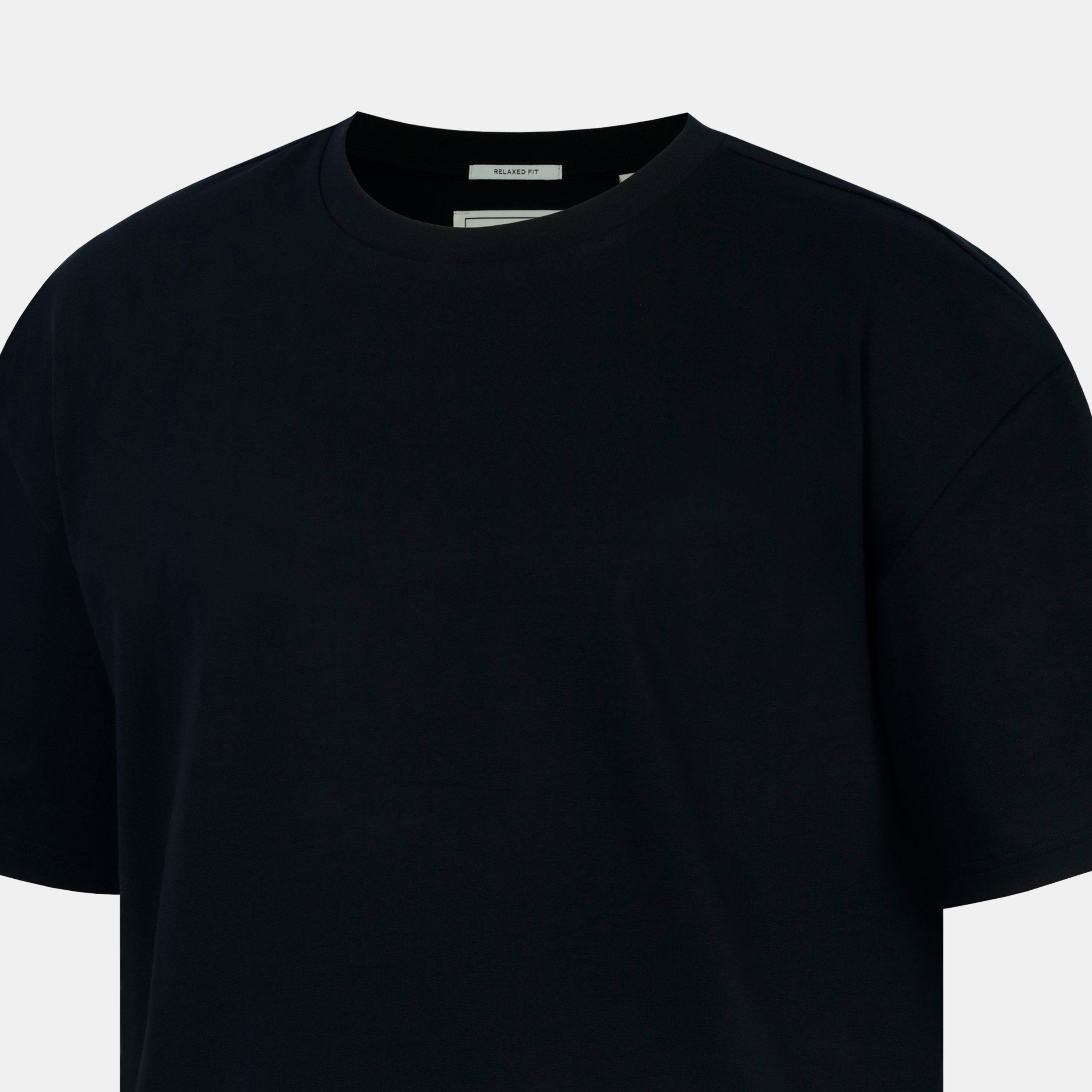Preto - Jack Wills - Men's JW Boxy Tee Cotton Short Sleeve Fit T-Shirt - 5