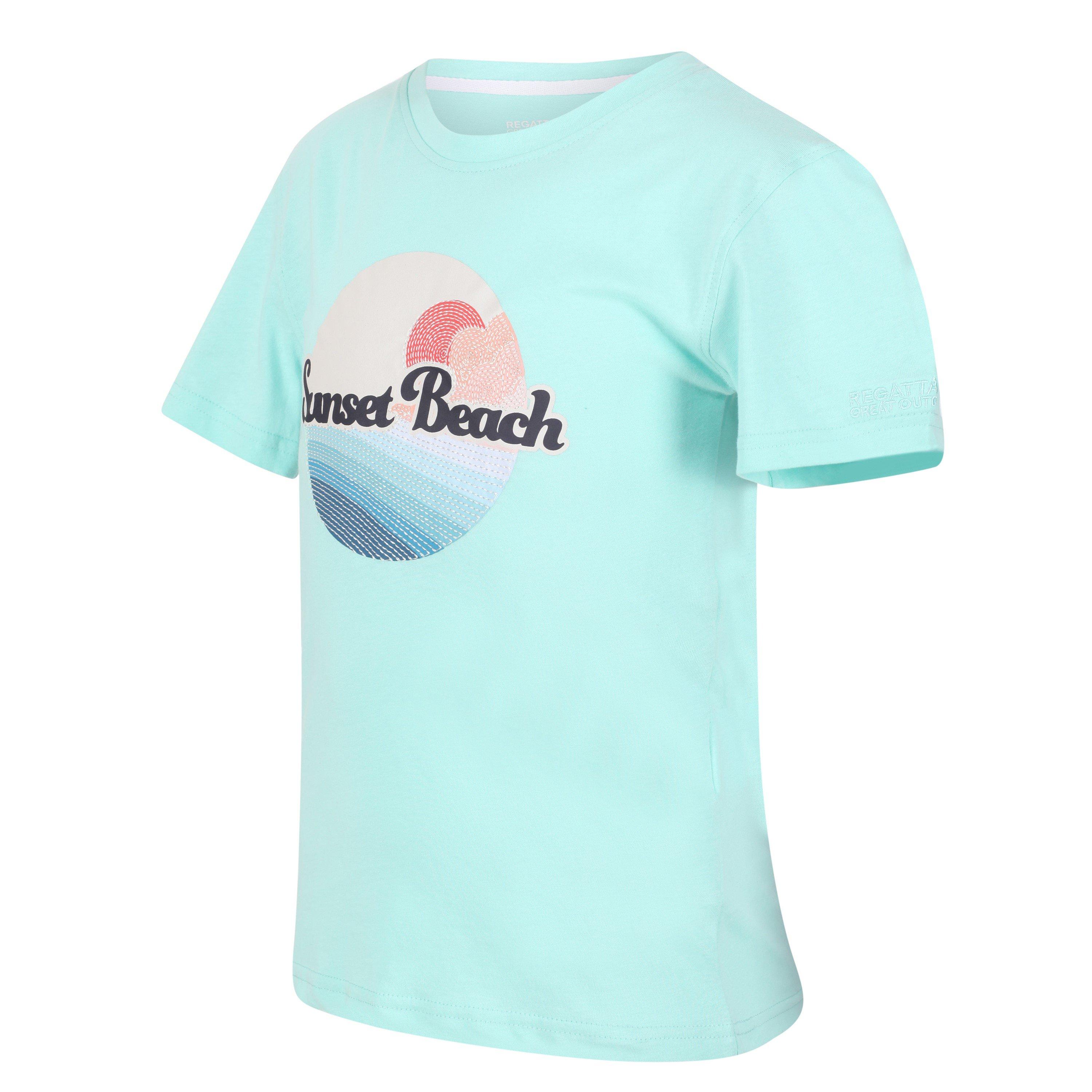 Aruba Blue - Regatta - Unisex Kids' BosleyV T-Shirt - 1