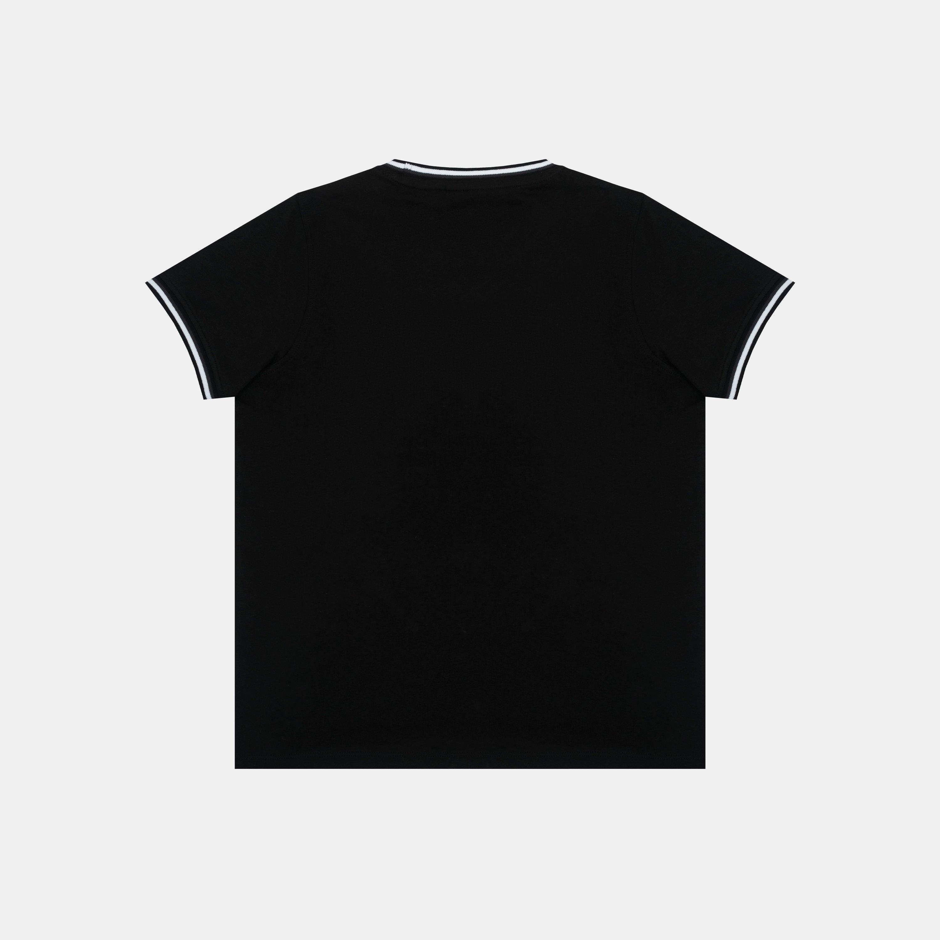 Black - Slazenger - Slaz Tipped Regular Fit T-Shirt - 2