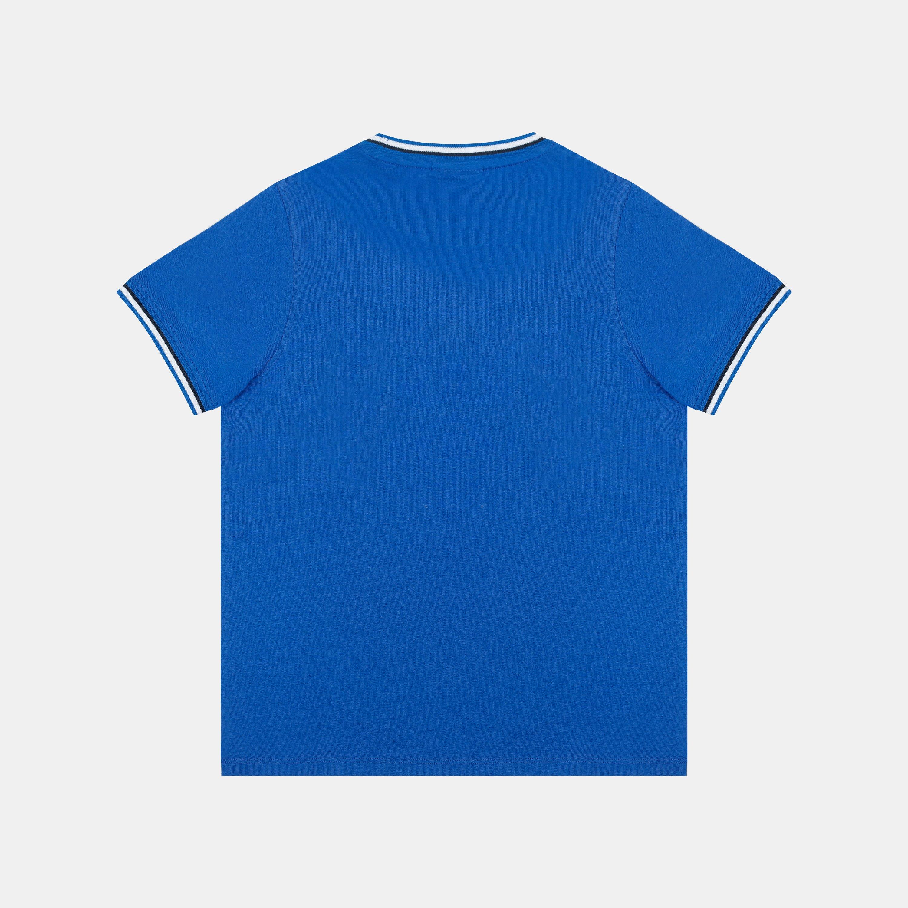 Royal Blue - Slazenger - Kids' Slaz Tipped Regular Fit T-Shirt - 2