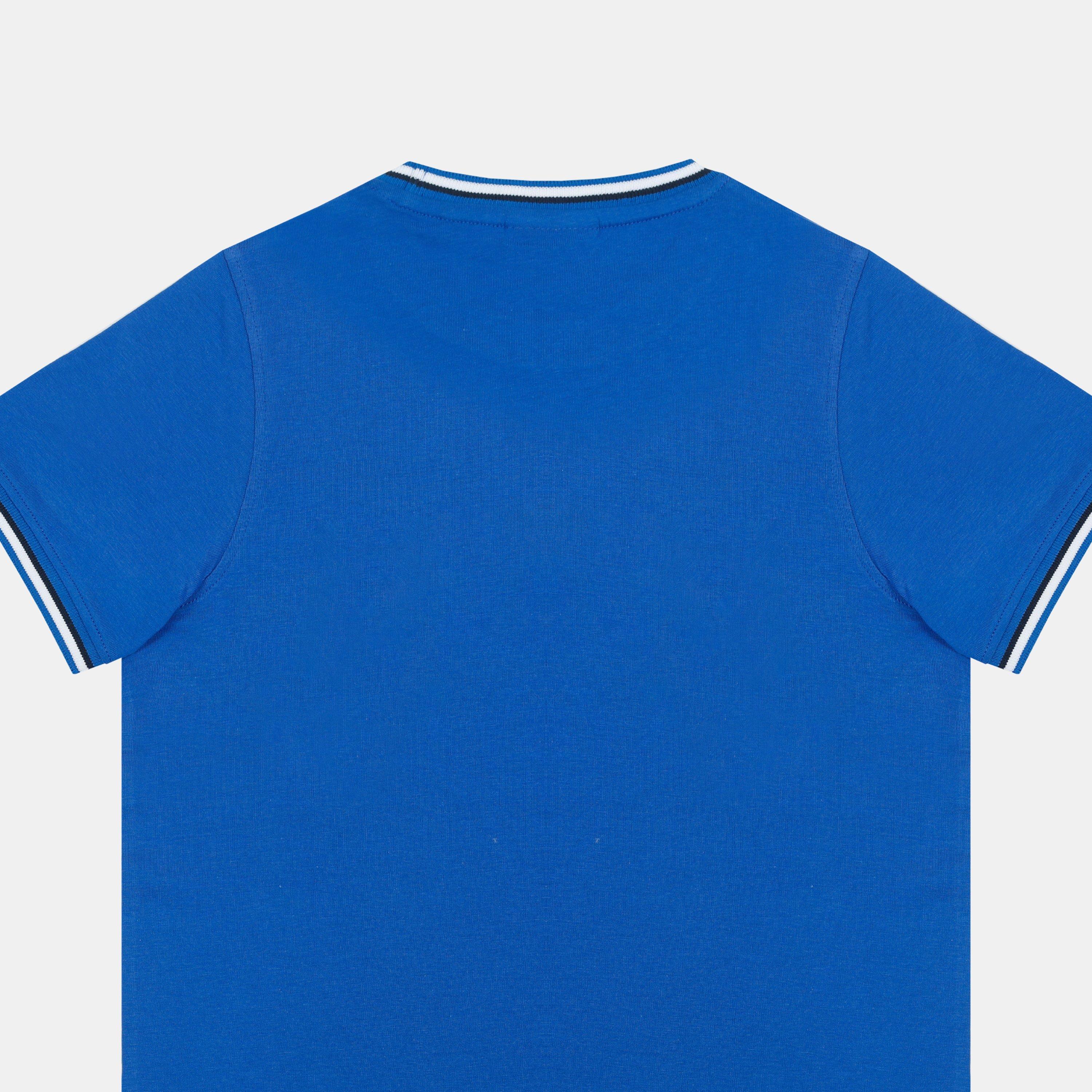 Royal Blue - Slazenger - Kids' Slaz Tipped Regular Fit T-Shirt - 5