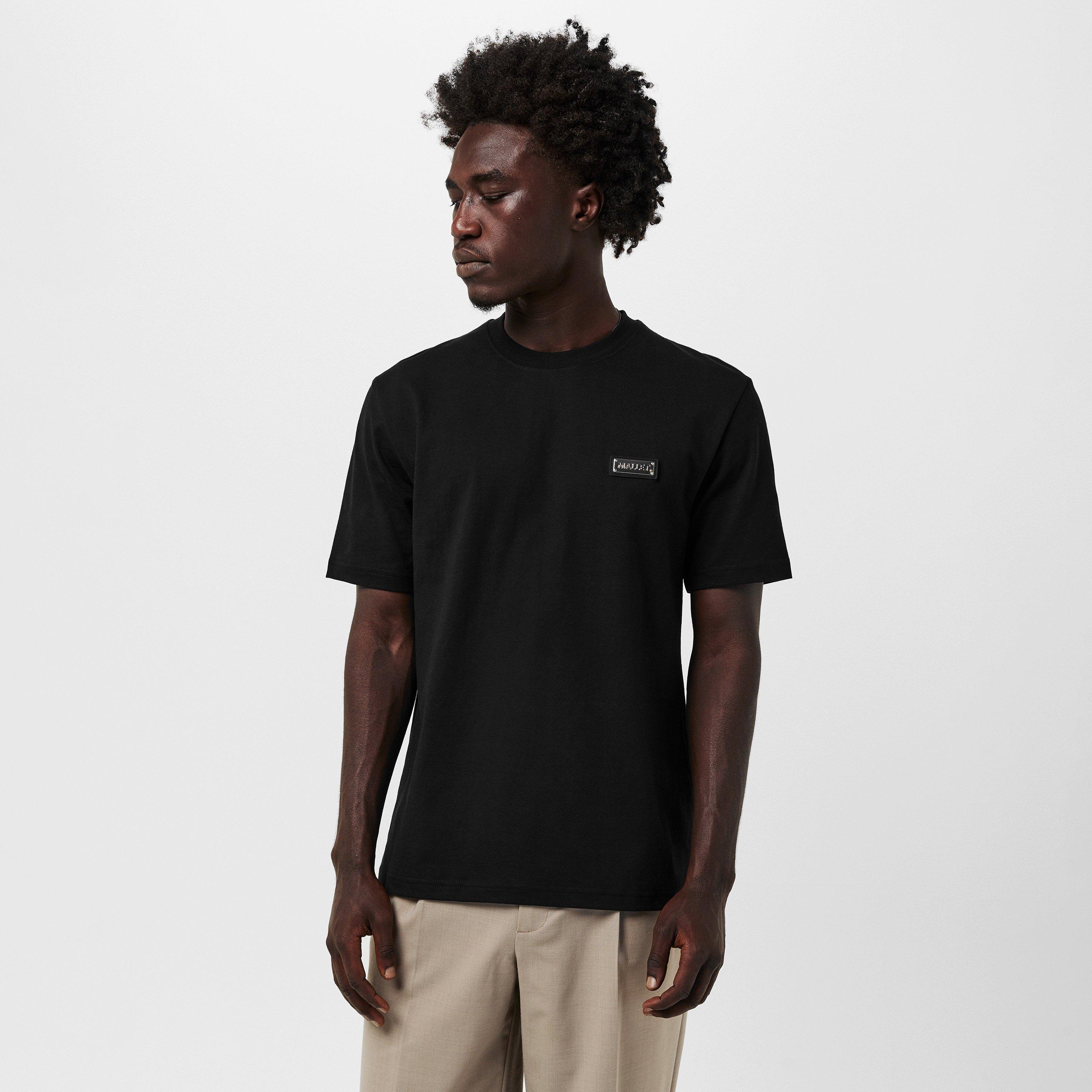 Black Organic - Mallet - Men's Plaque Regular Fit T-Shirt - 3
